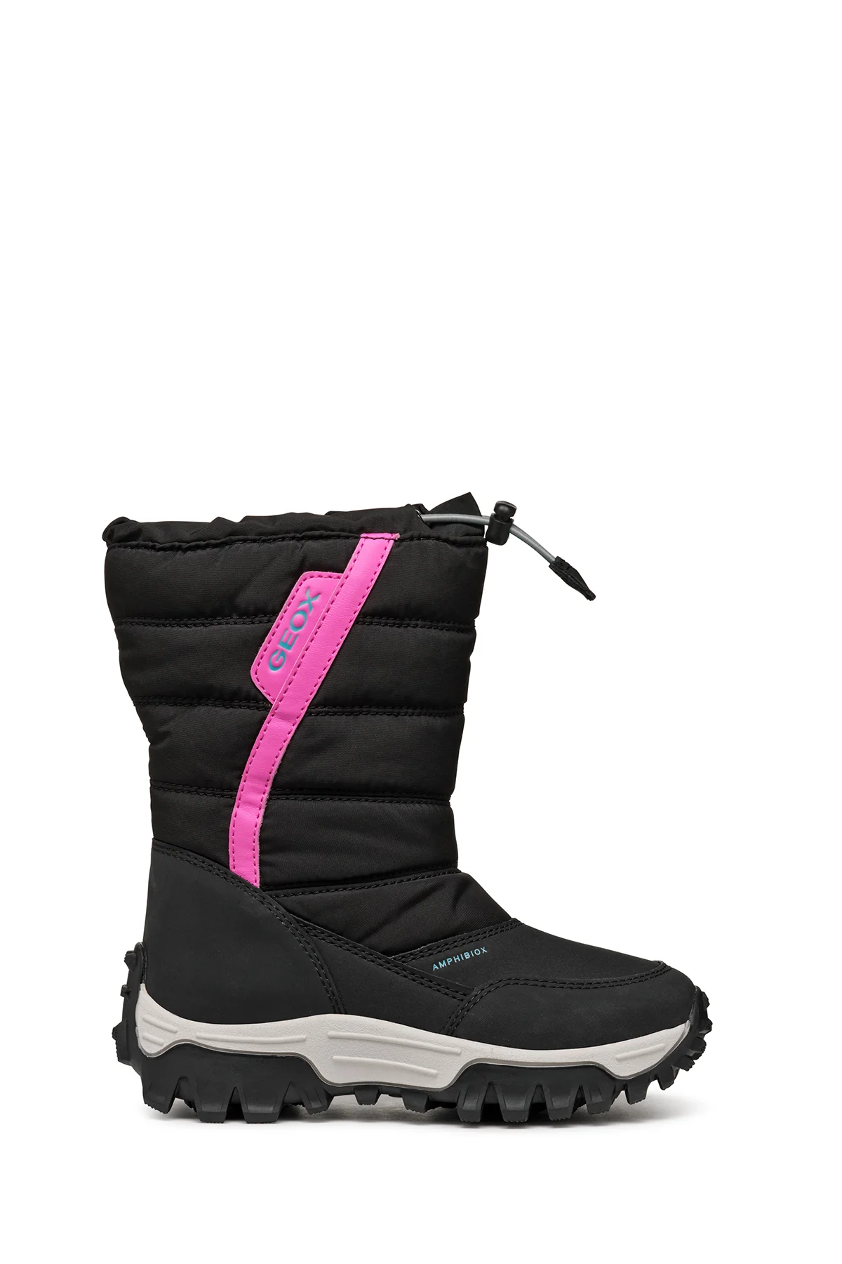Geox Kız Çocuk Siyah Himalaya Abx Kumaş Waterproof Outdoor Bot
