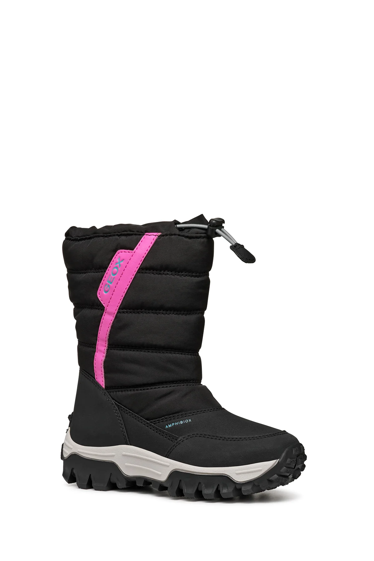 Geox Kız Çocuk Siyah Himalaya Abx Kumaş Waterproof Outdoor Bot - Image 2