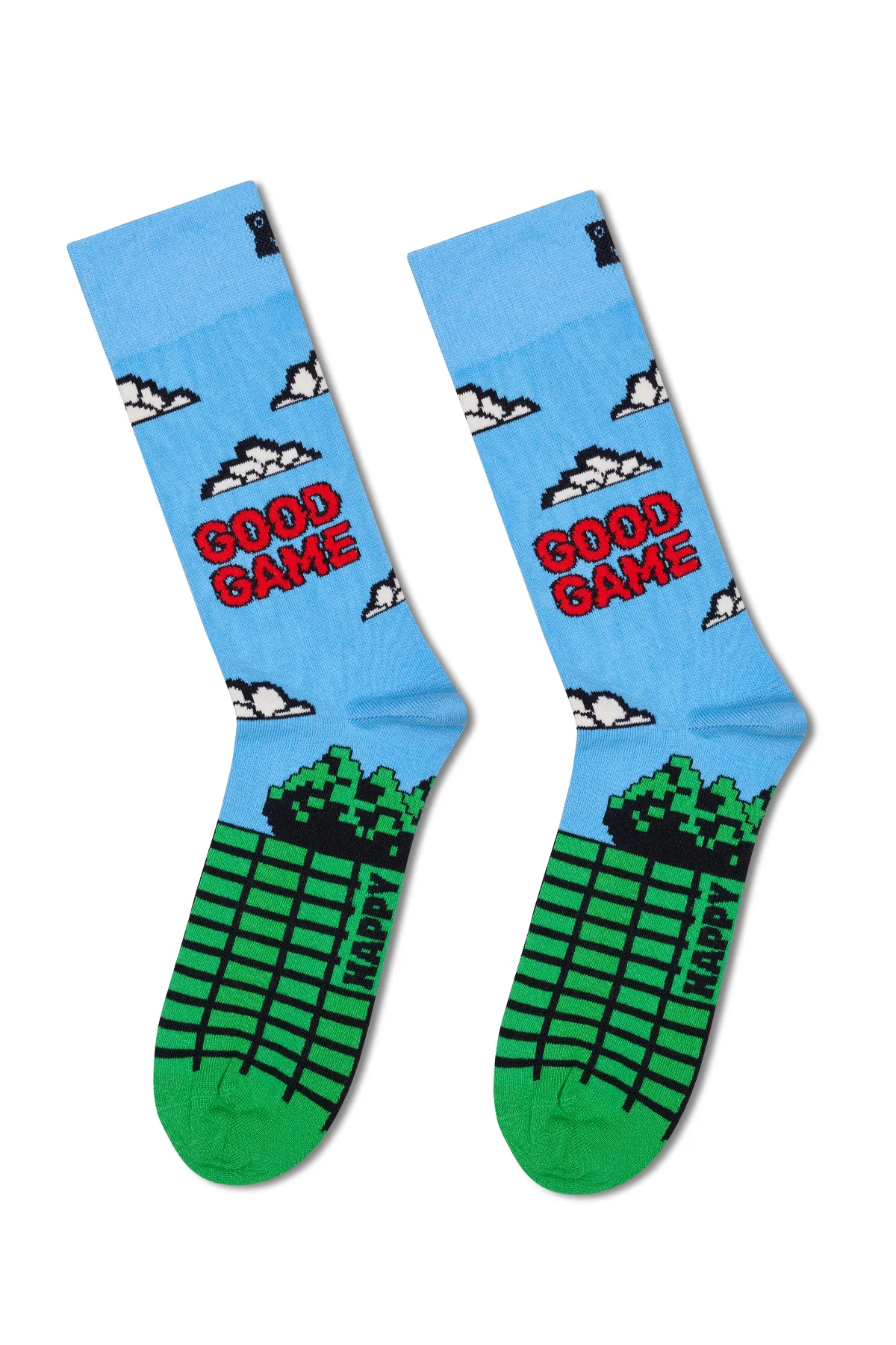 Happy Socks Erkek Çok Renkli Desenli Pamuklu 2'li Çorap Seti - Image 4
