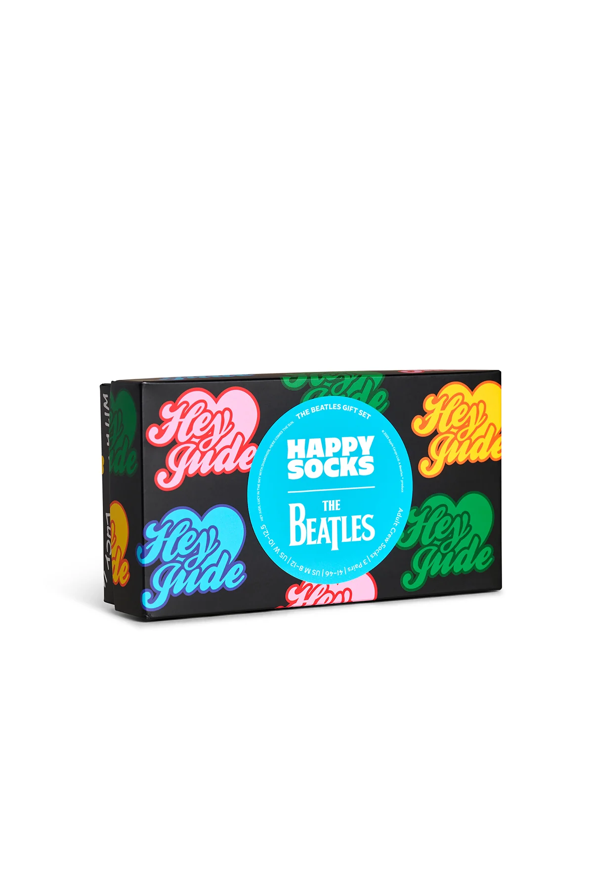 Happy Socks Erkek Çok Renkli Desenli Pamuklu 3'lü Çorap Seti - Image 3