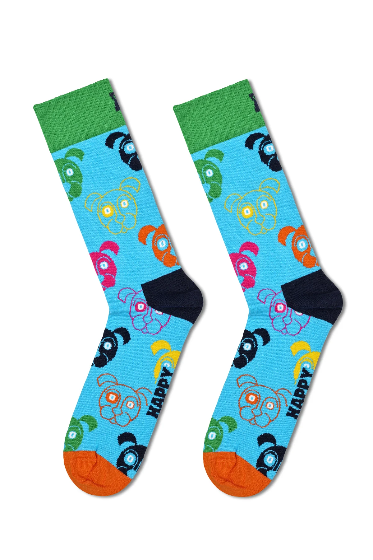 Happy Socks Erkek Çok Renkli Desenli Pamuklu 3’lü Çorap Seti - Image 3