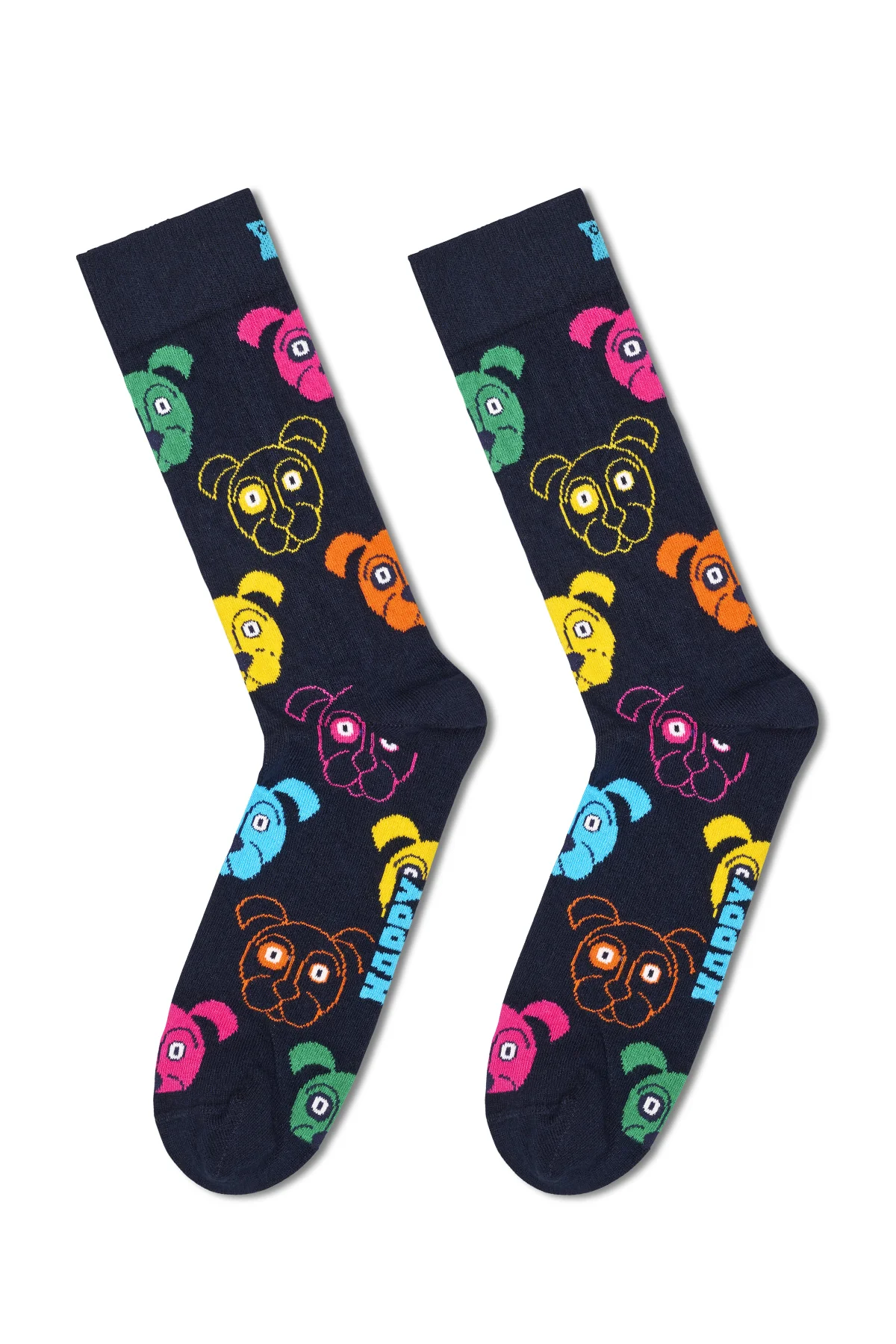 Happy Socks Erkek Çok Renkli Desenli Pamuklu 3’lü Çorap Seti - Image 4