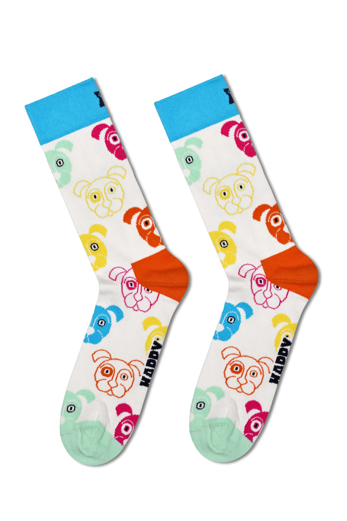 Happy Socks Erkek Çok Renkli Desenli Pamuklu 3’lü Çorap Seti - Image 5
