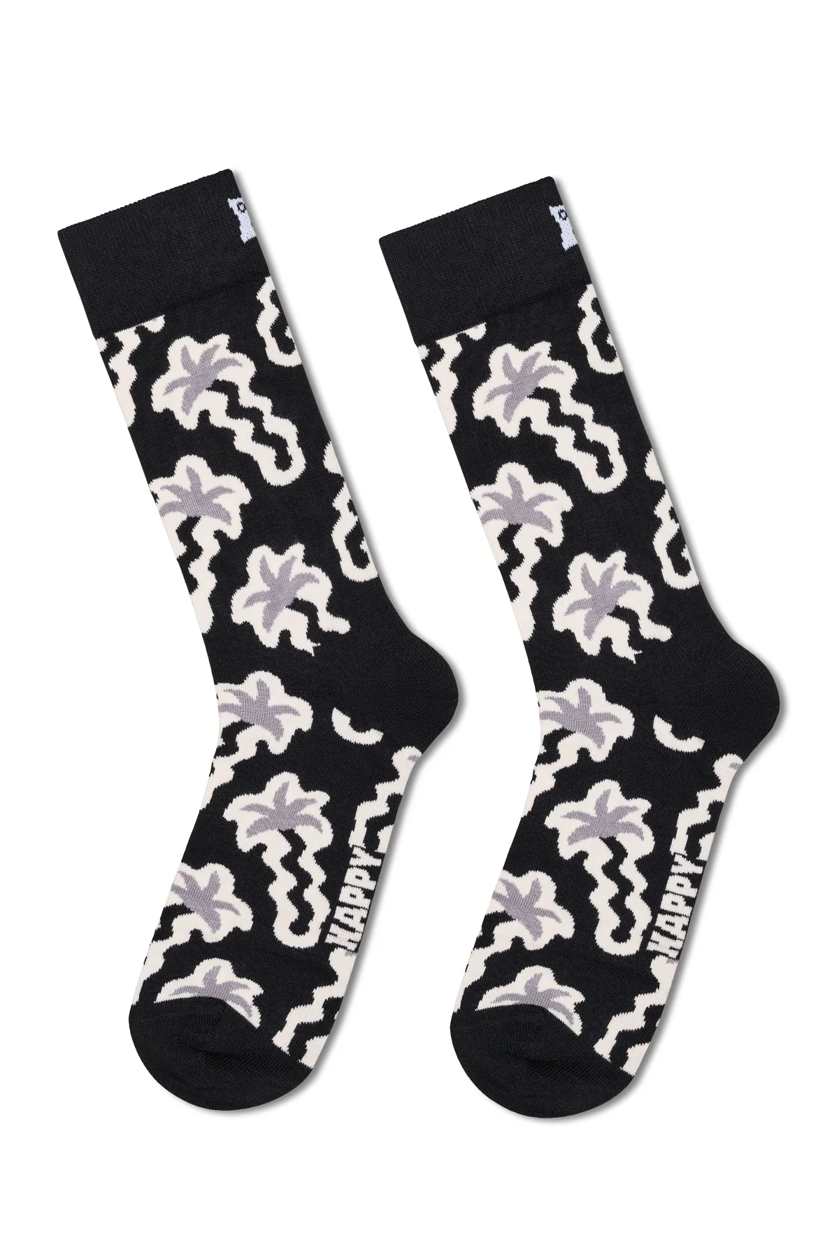 Happy Socks Erkek Siyah Desenli 3’lü Pamuklu Çorap Seti - Image 3