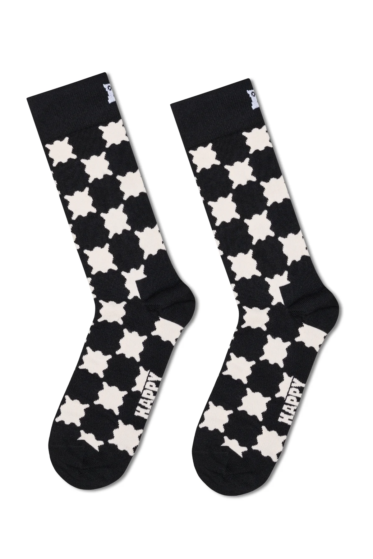 Happy Socks Erkek Siyah Desenli 3’lü Pamuklu Çorap Seti - Image 4