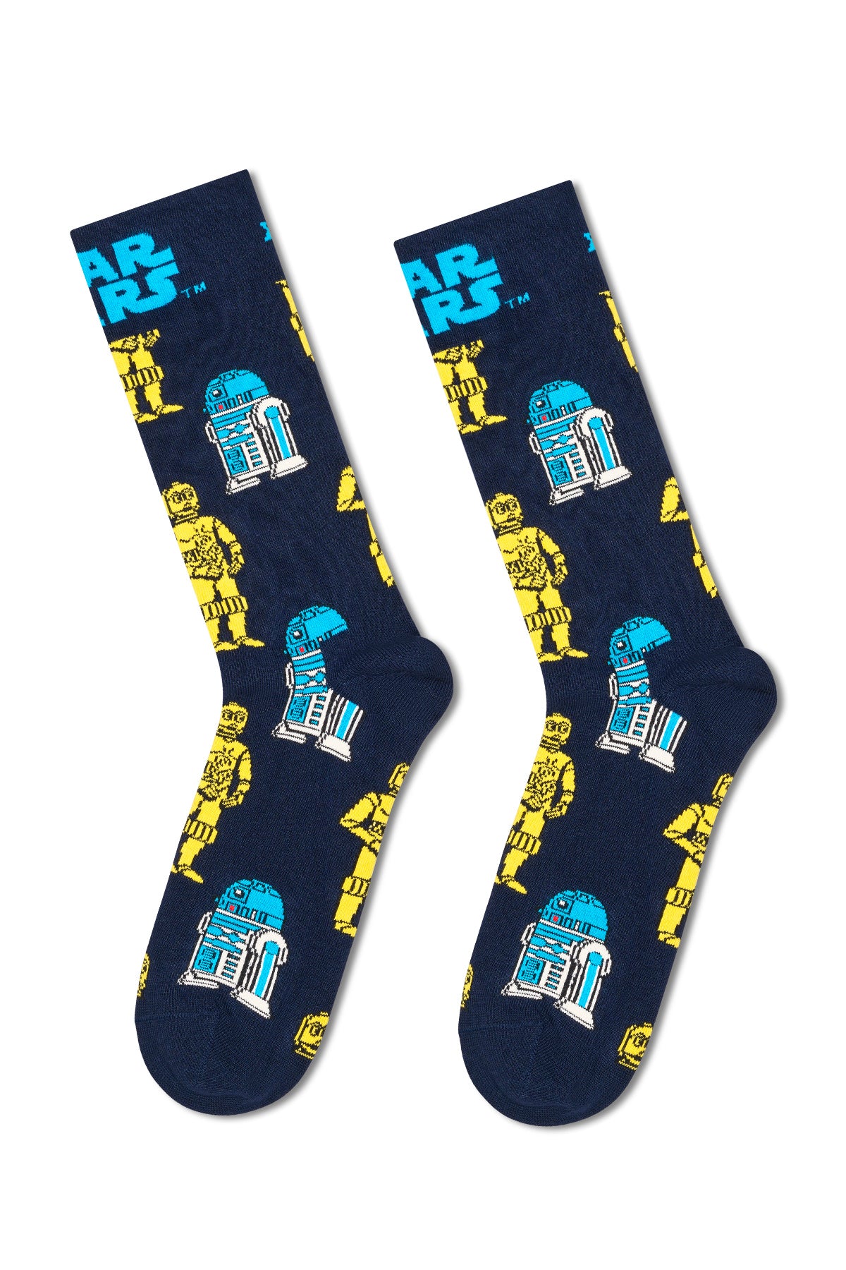 Happy Socks Erkek Çok Renkli Star Wars Desenli 3’lü Çorap Seti - Image 4