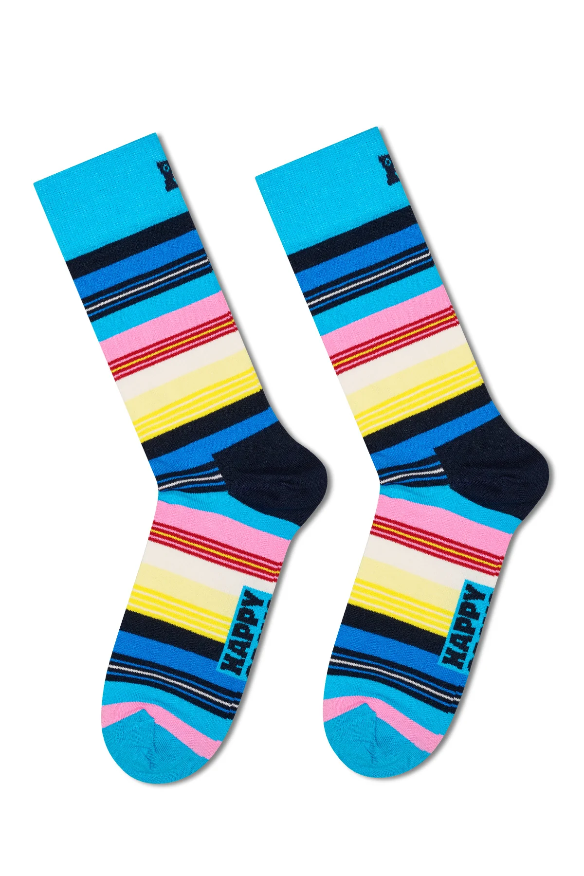 Happy Socks Kadın Çok Renkli Desenli Pamuklu 3’lü Çorap Seti - Image 5