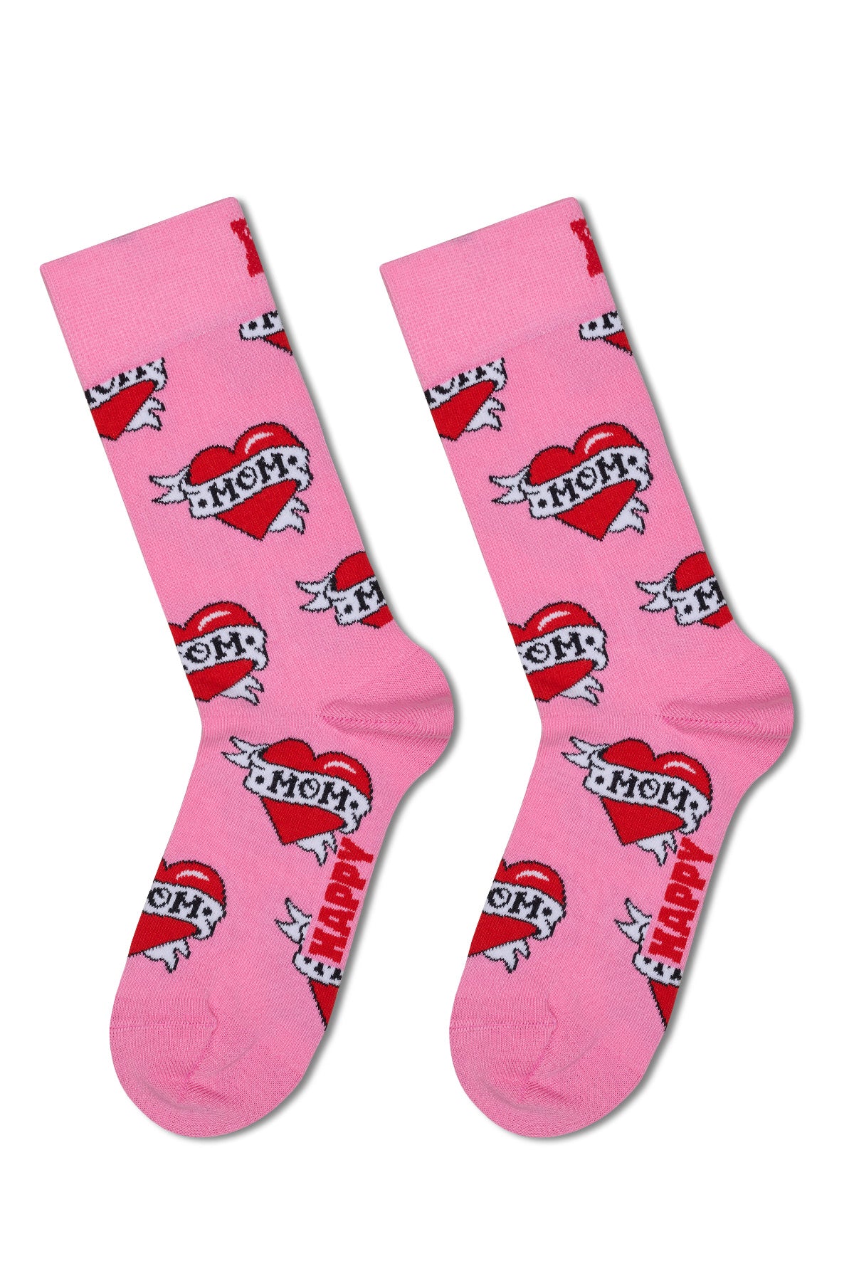 Happy Socks Kadın Çok Renkli Desenli Pamuklu Çorap - Image 4