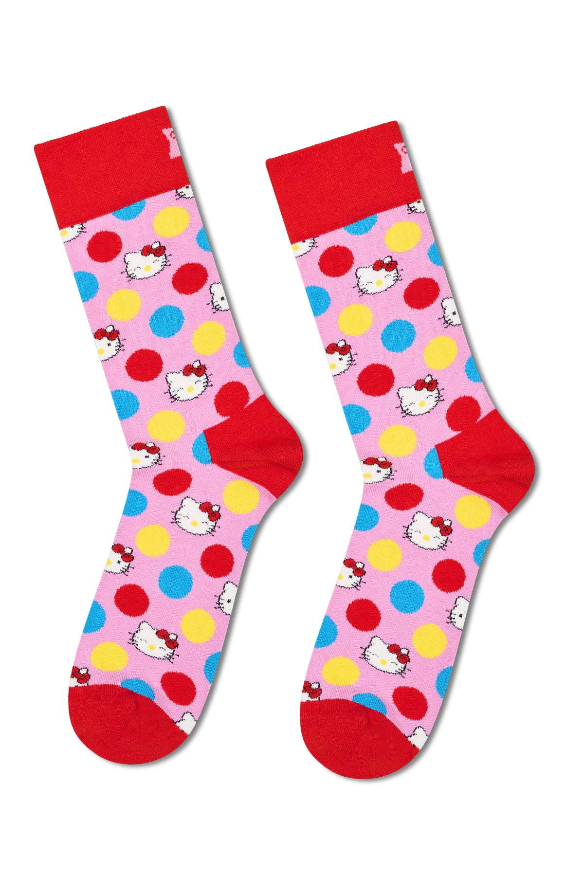 Happy Socks Kadın Çok Renkli Hello Kitty Temalı 6'lı Çorap Seti - Image 4