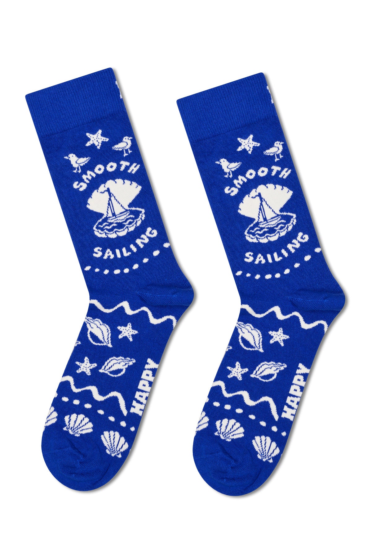 Happy Socks Kadın Mavi Sahil Temalı Pamuklu 3’lü Çorap Seti - Image 3