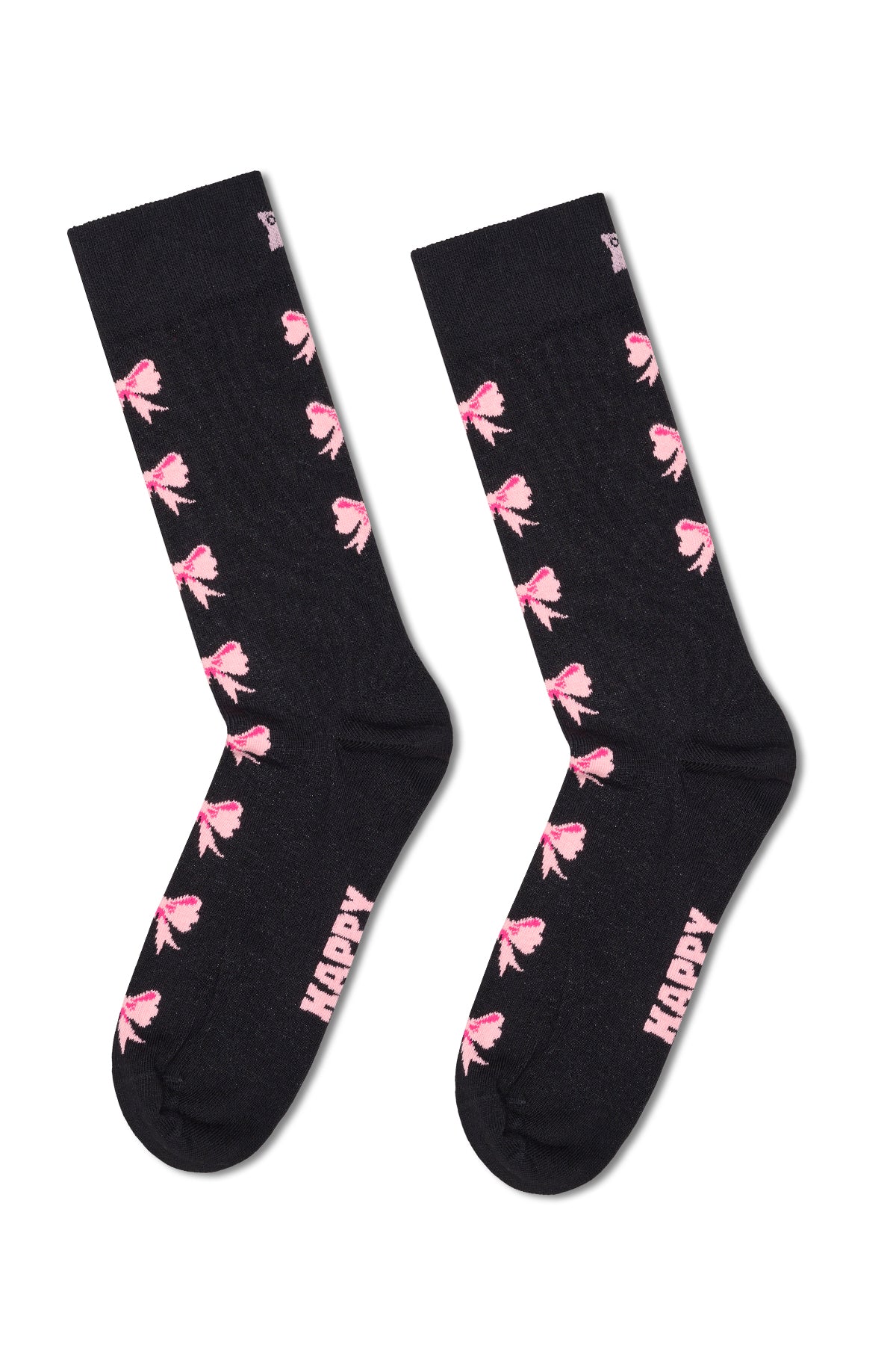 Happy Socks Kadın Siyah Desenli Pamuklu Çorap - Image 3
