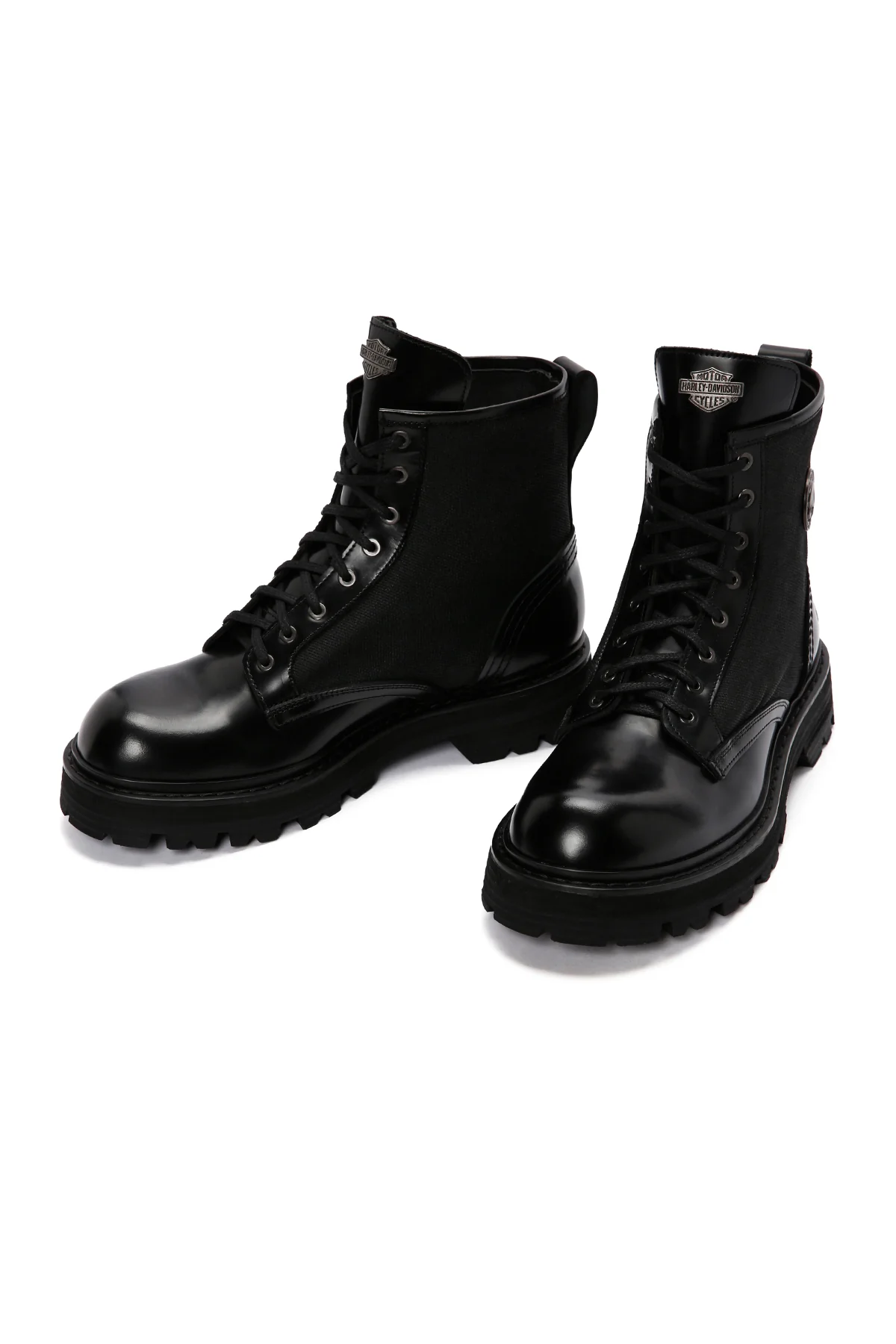 Harley Davidson Erkek Siyah Jesus Exc Bağcıklı Deri Postal Bot - Image 3