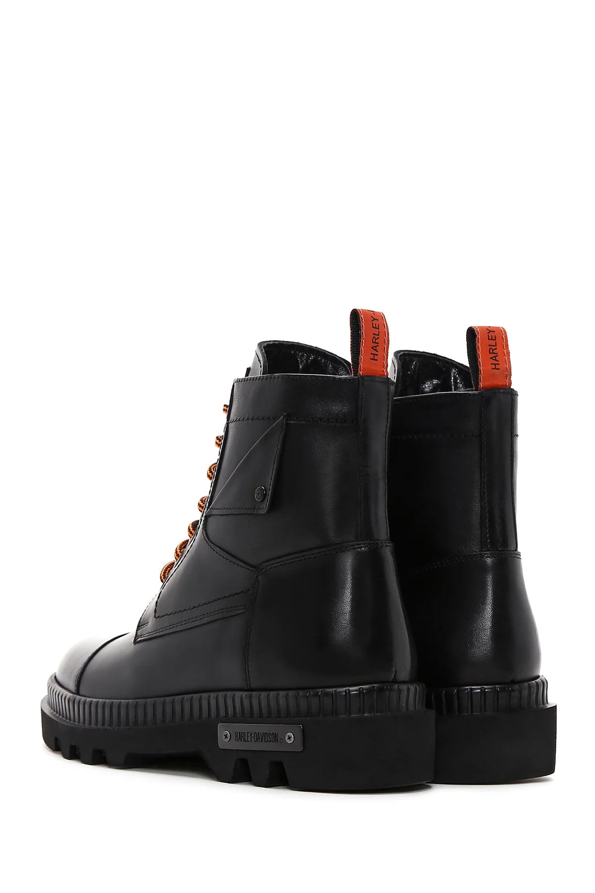 Harley Davidson Erkek Siyah Jordan Deri Postal Bot - Image 6