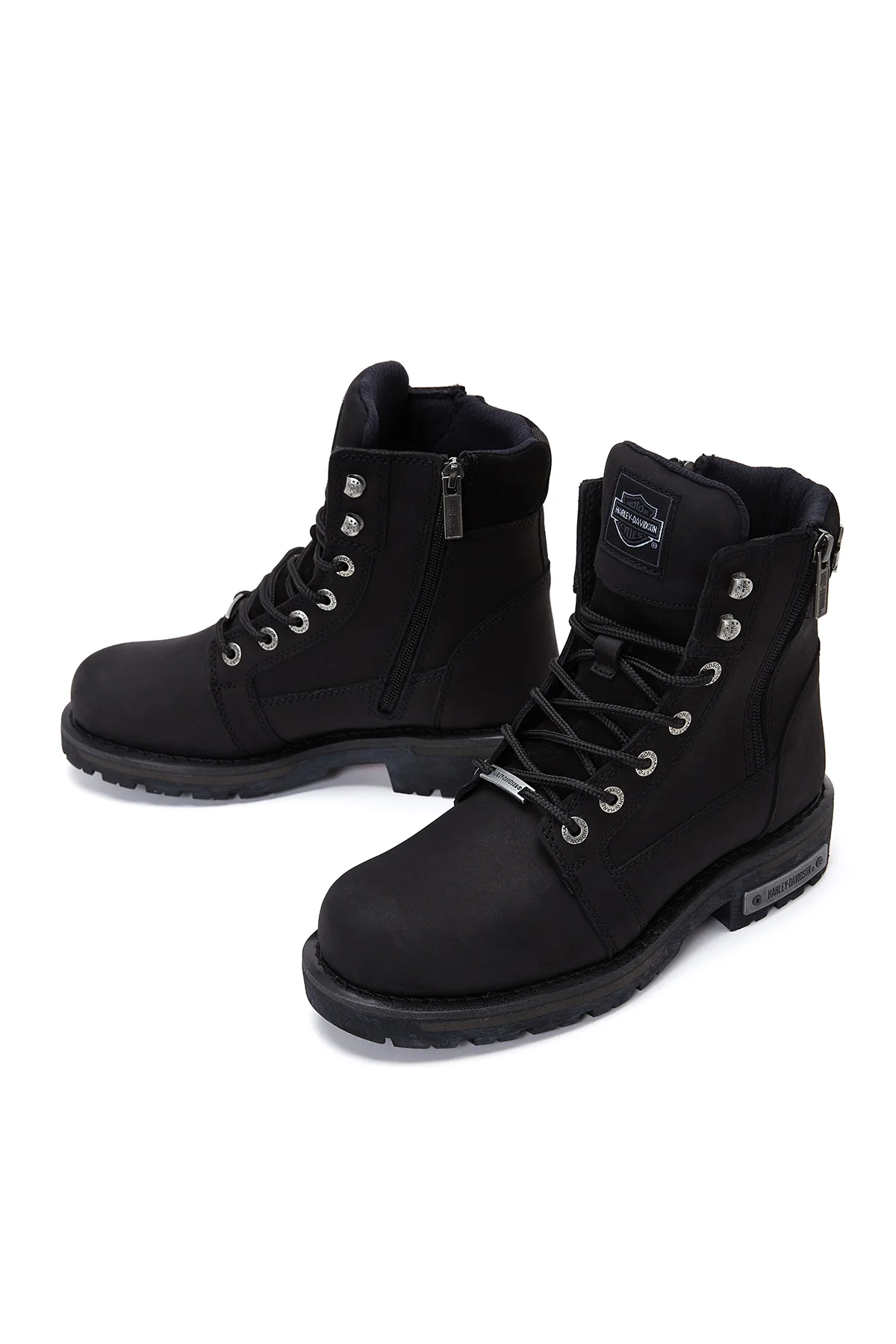 Harley Davidson Erkek Siyah Nogales Nubuk Deri Bot - Image 3