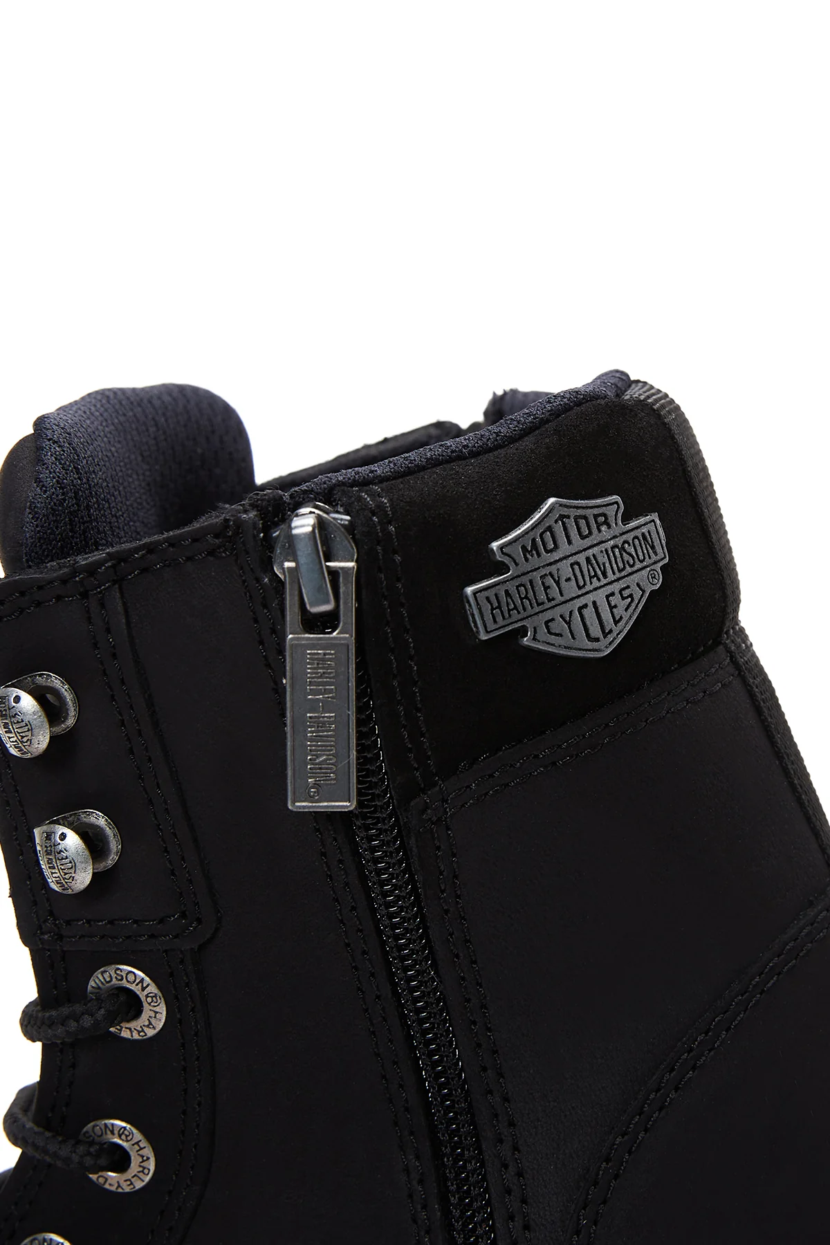Harley Davidson Erkek Siyah Nogales Nubuk Deri Bot - Image 7