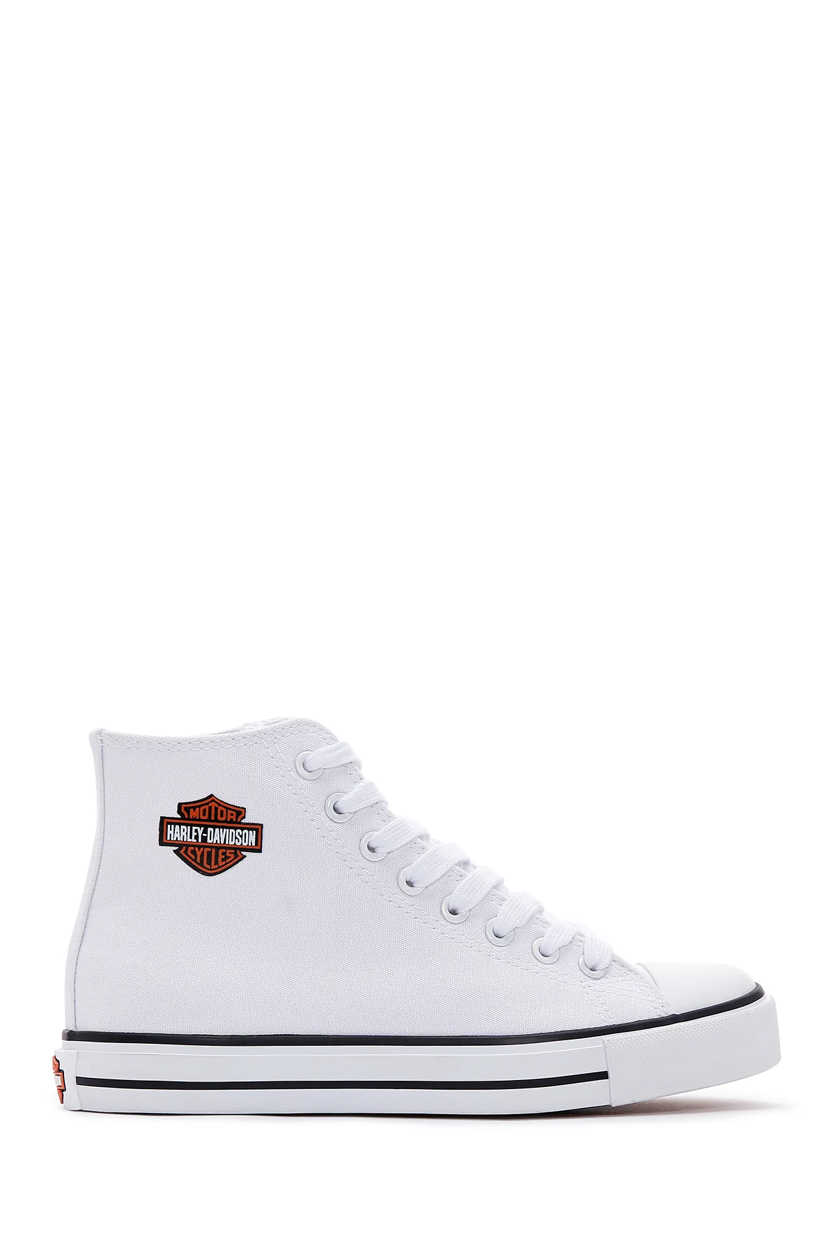 Harley Davidson Kadın Beyaz Pittsburgh Bilekli Sneaker
