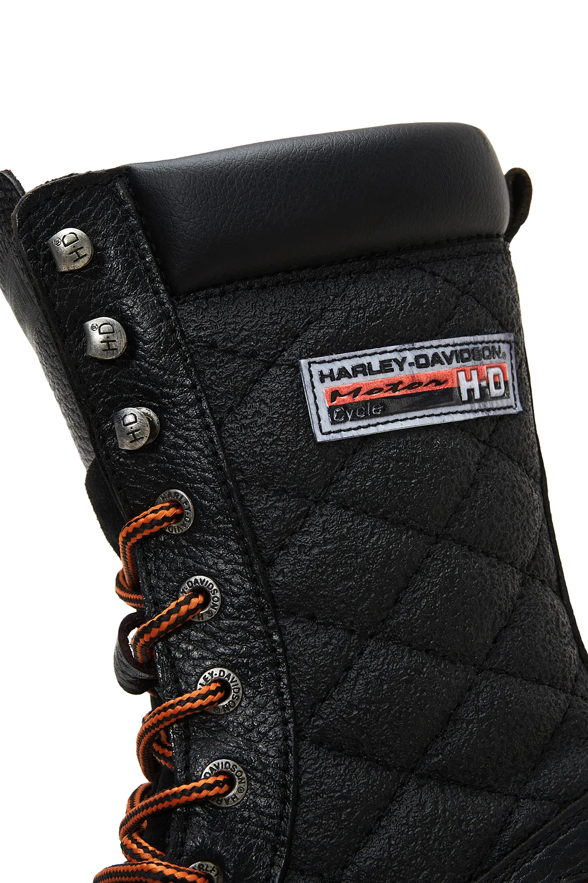 Harley Davidson Kadın Siyah Katy Deri Bot - Image 7