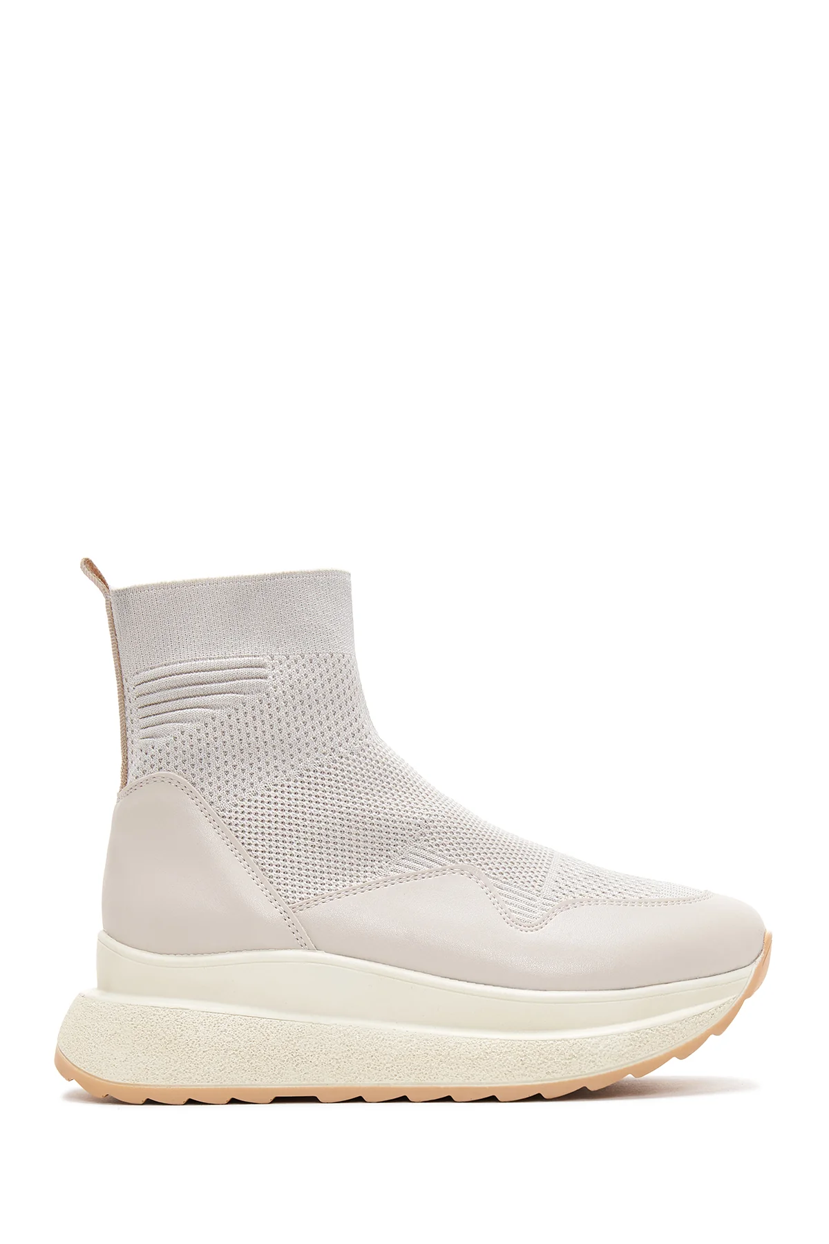 Kadın Bej Bilekli Sneaker