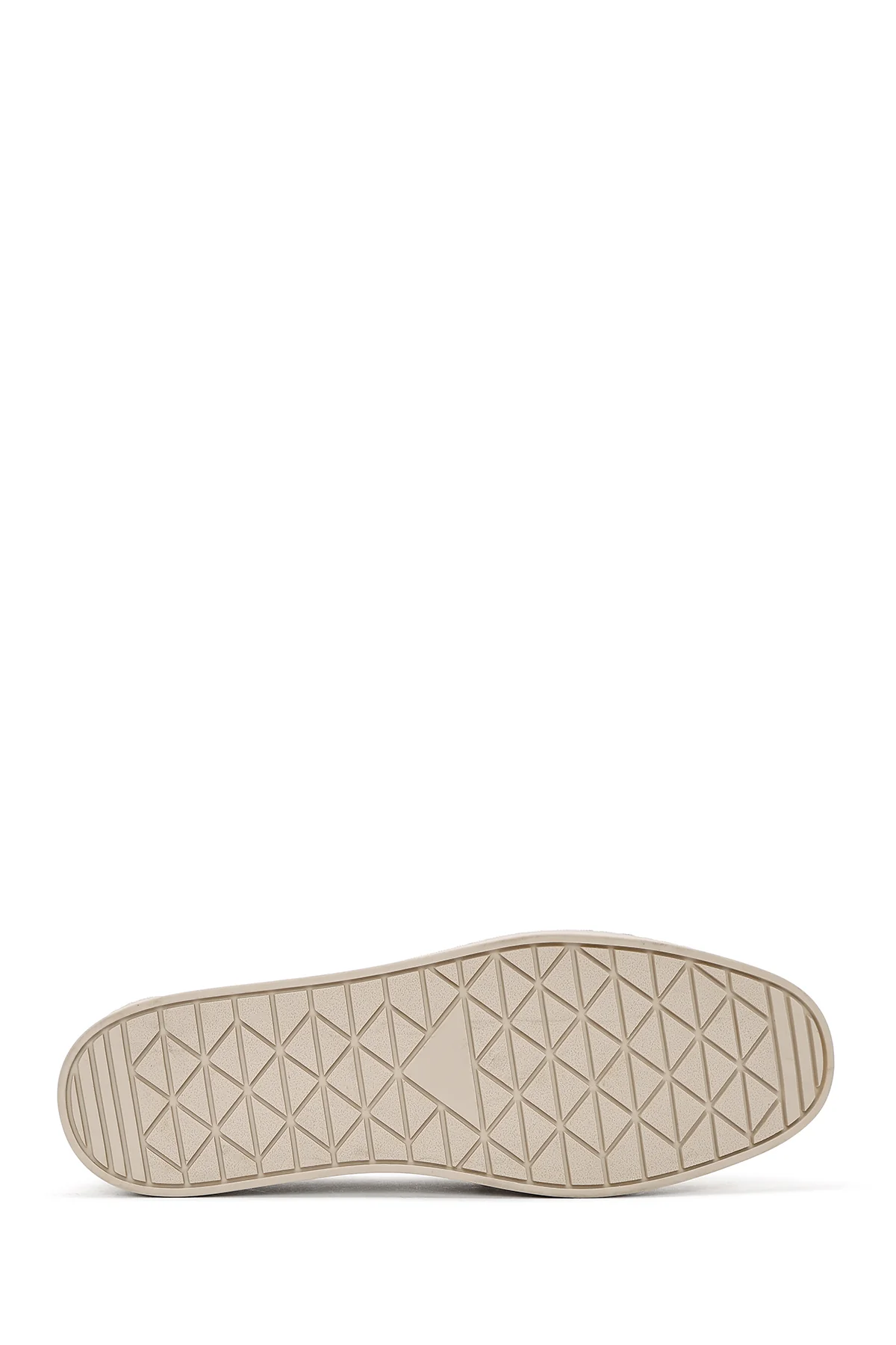 Kadın Bej Deri Loafer - Image 4