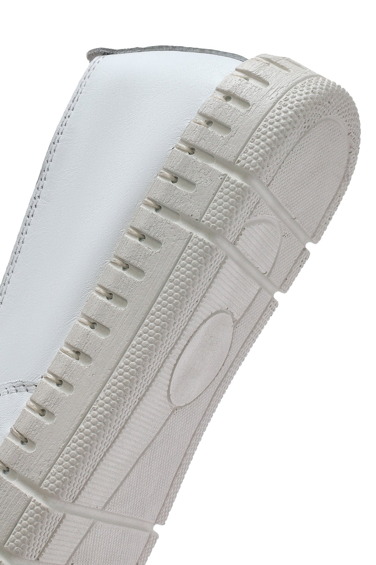 Kadın Beyaz Deri Comfort Loafer - Image 8
