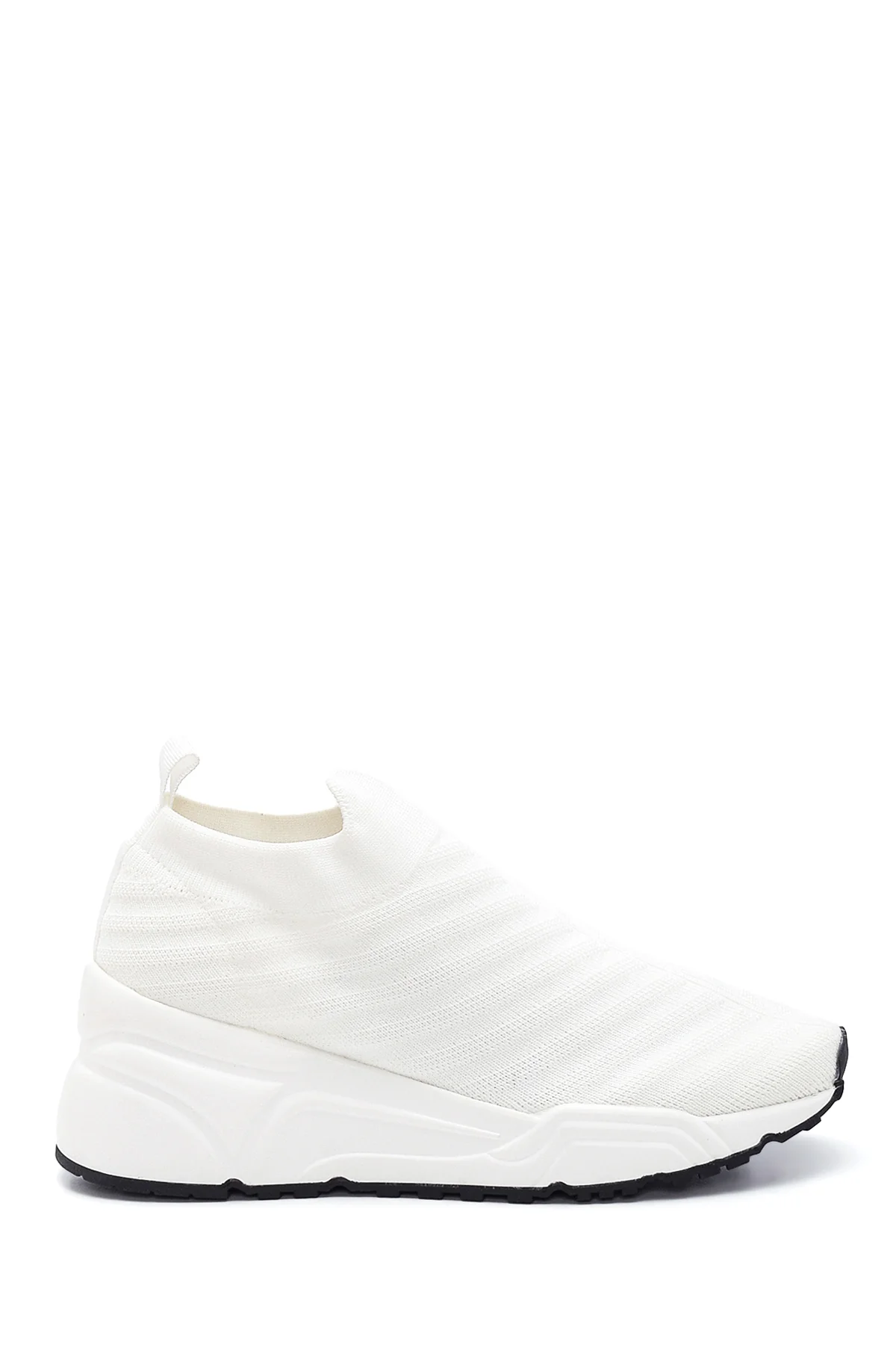 Kadın Beyaz Kalın Tabanlı Sneaker