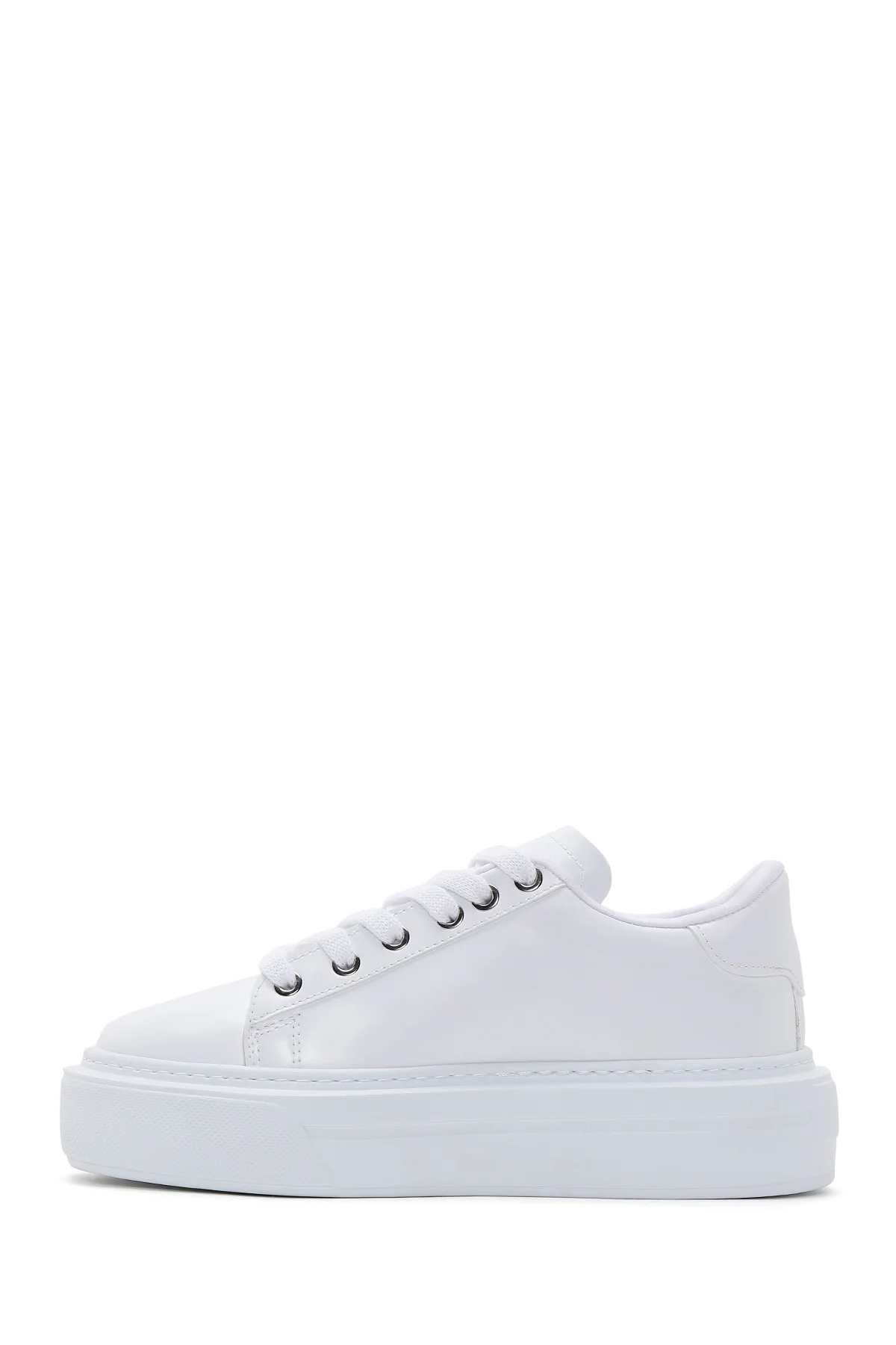 Kadın Beyaz Taşlı Sneaker - Image 3