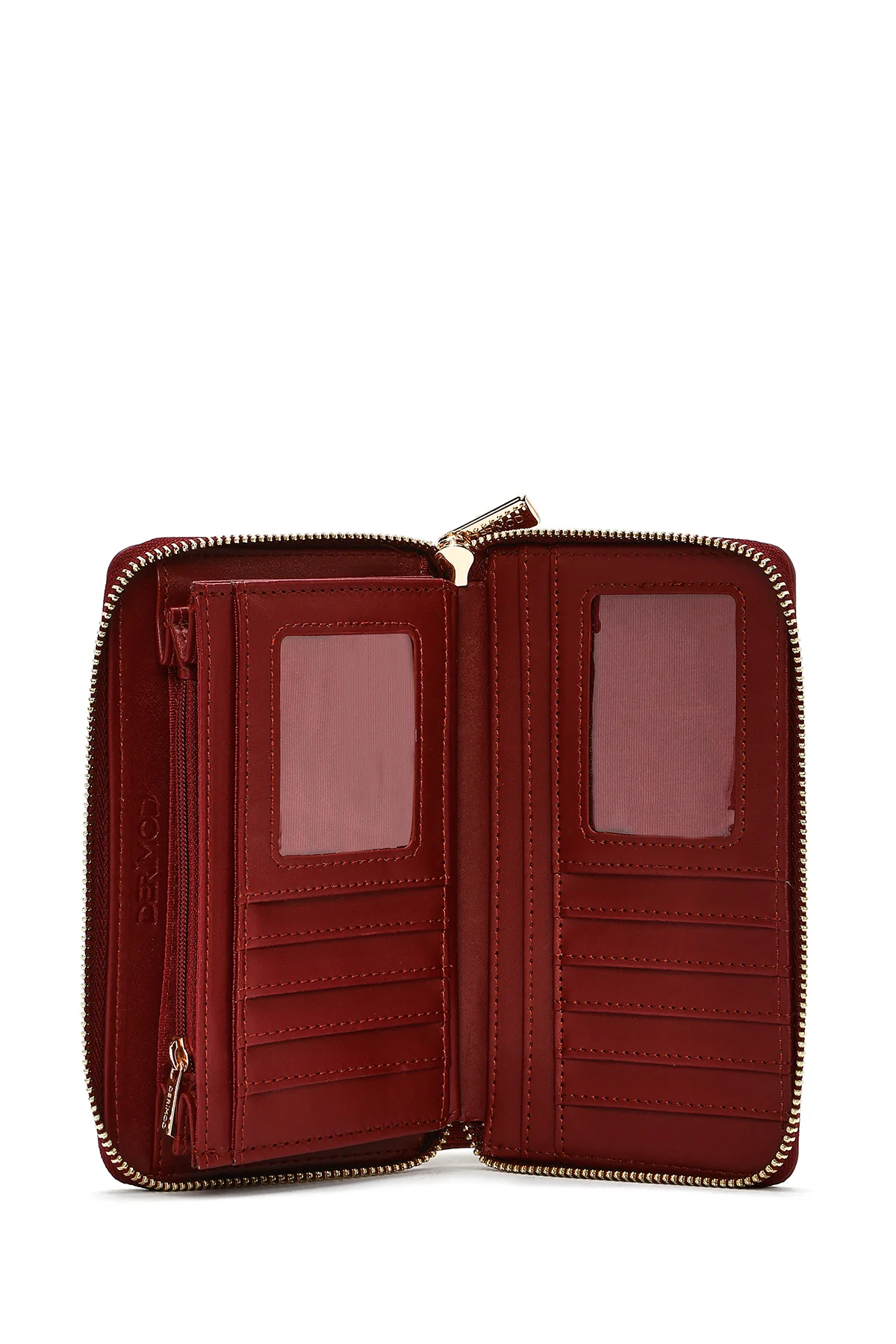 Kadın Bordo Baskılı Cüzdan - Image 5