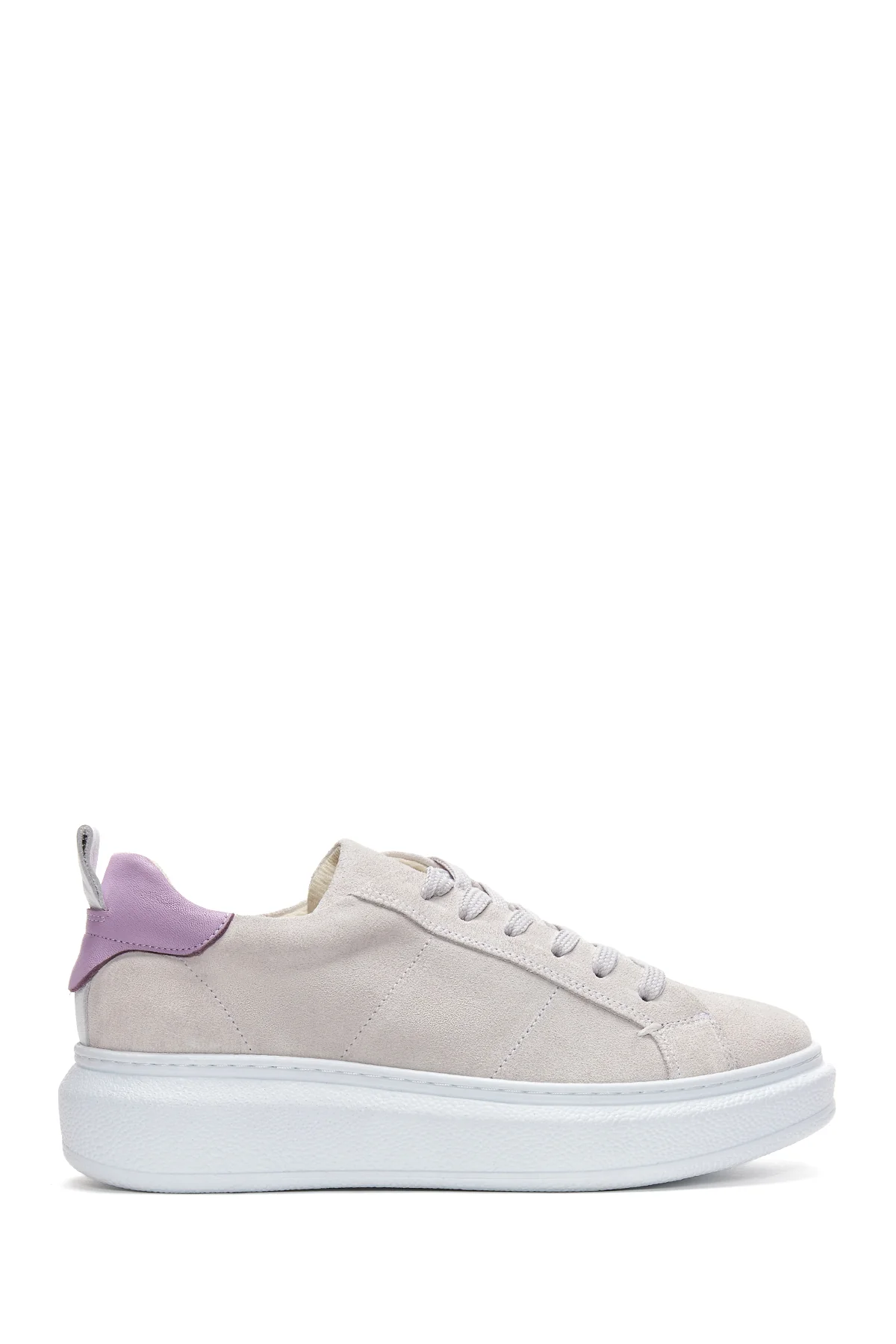 Kadın Deri Süet Sneaker