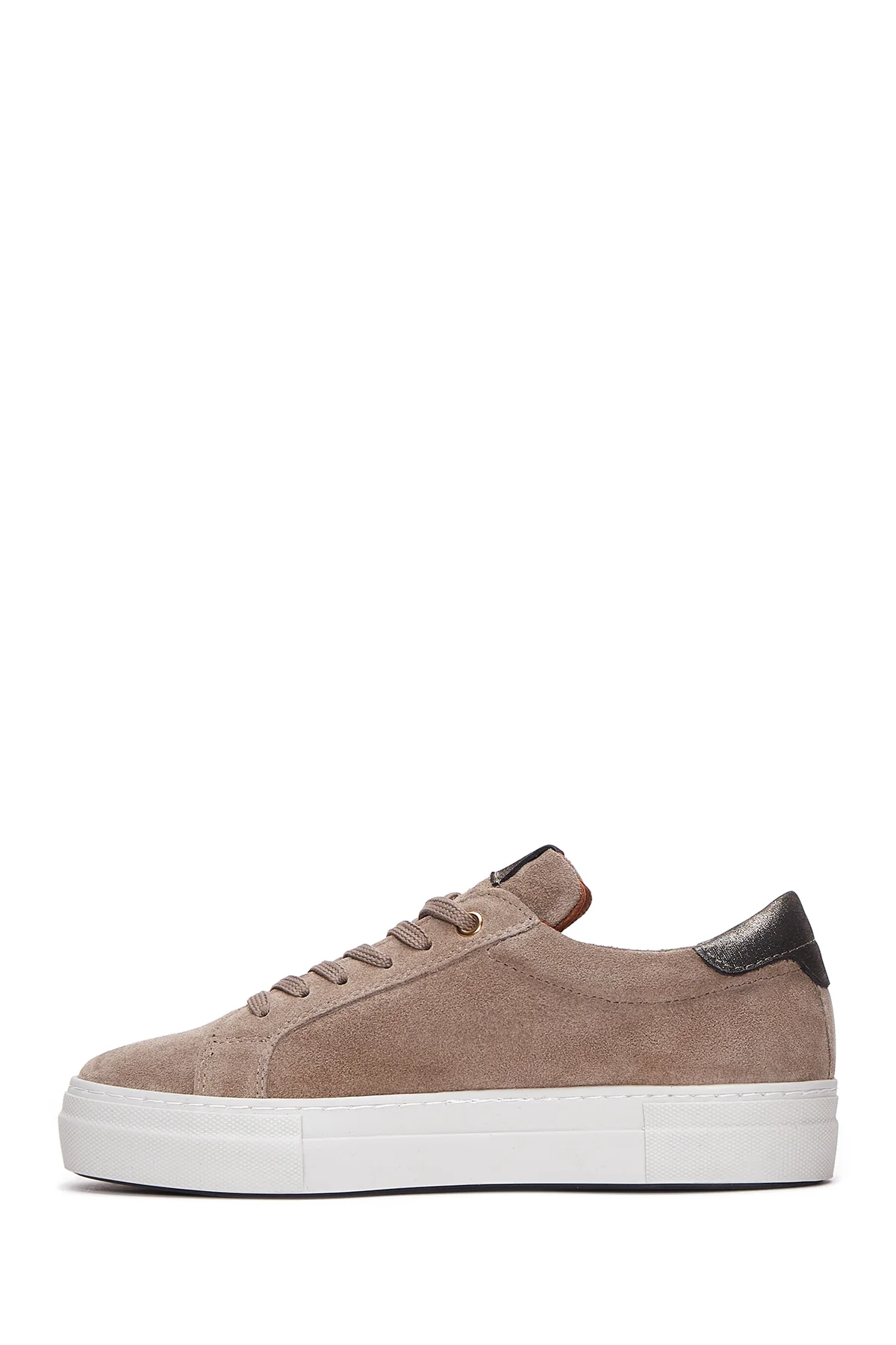 Kadın Deri Süet Sneaker - Image 2