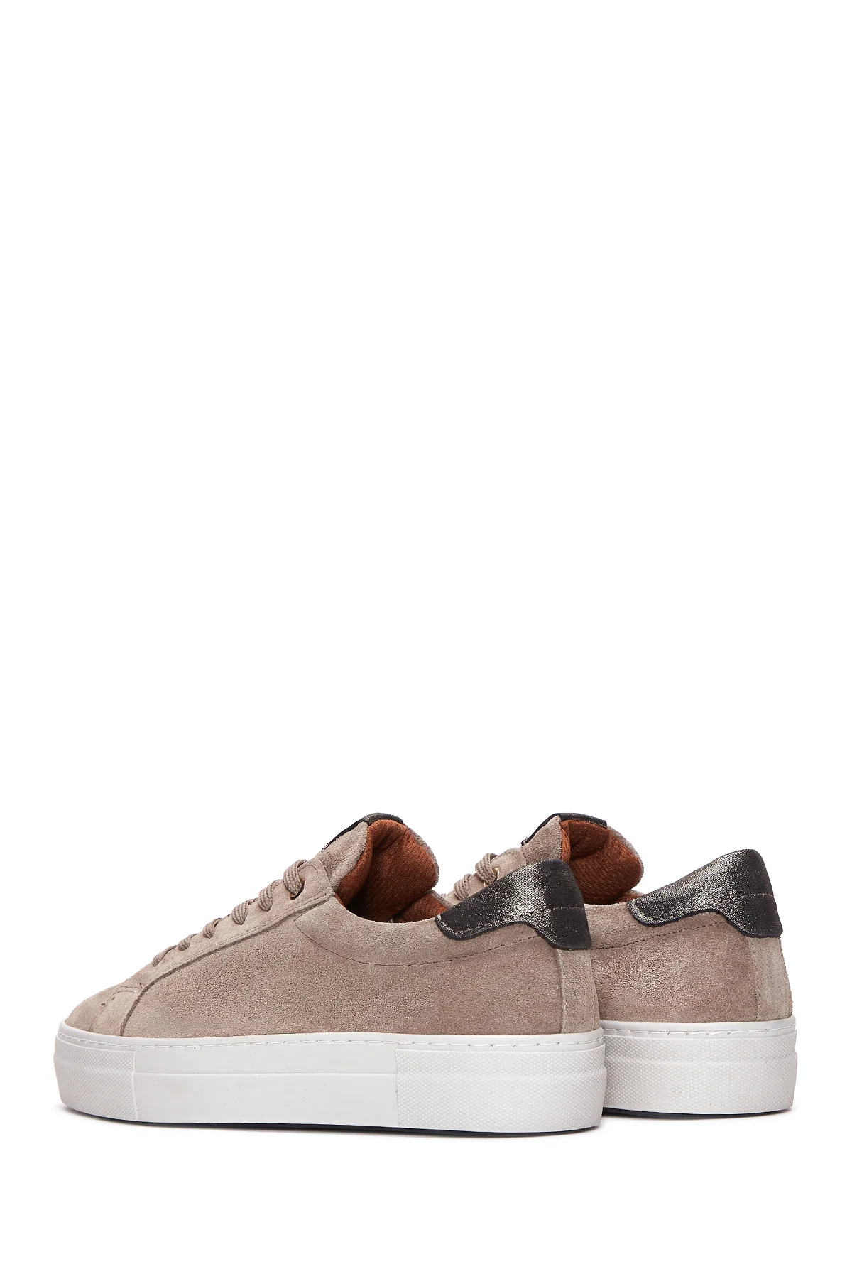 Kadın Deri Süet Sneaker - Image 5