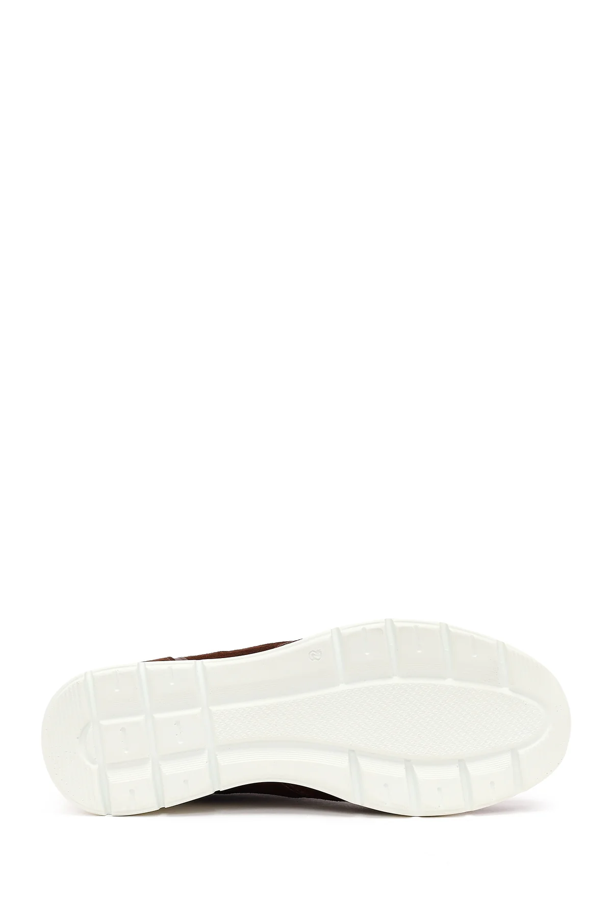 Kadın Kahverengi Bağcıklı Dolgu Topuklu Süet Deri Sneaker - Image 5