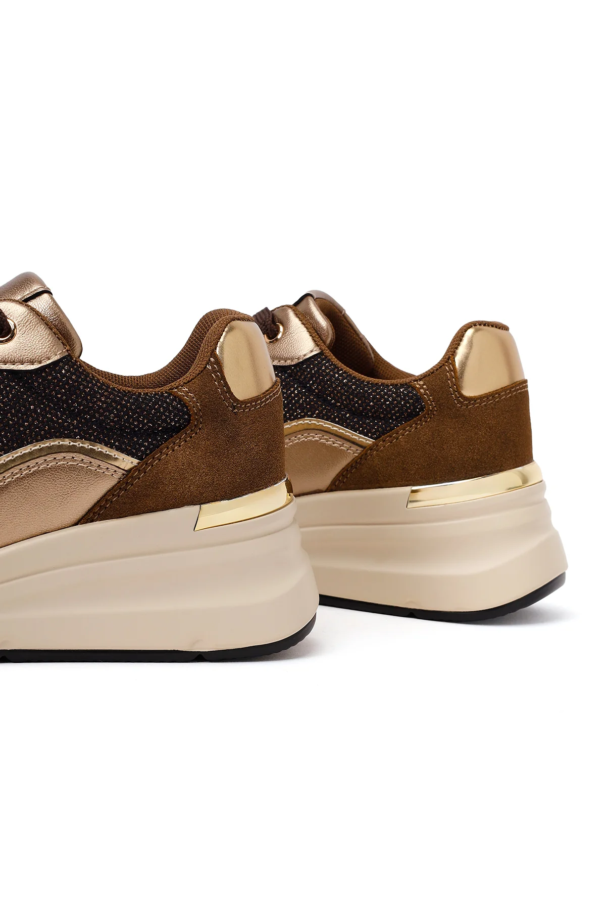 Kadın Kahverengi Kalın Tabanlı Sneaker - Image 10