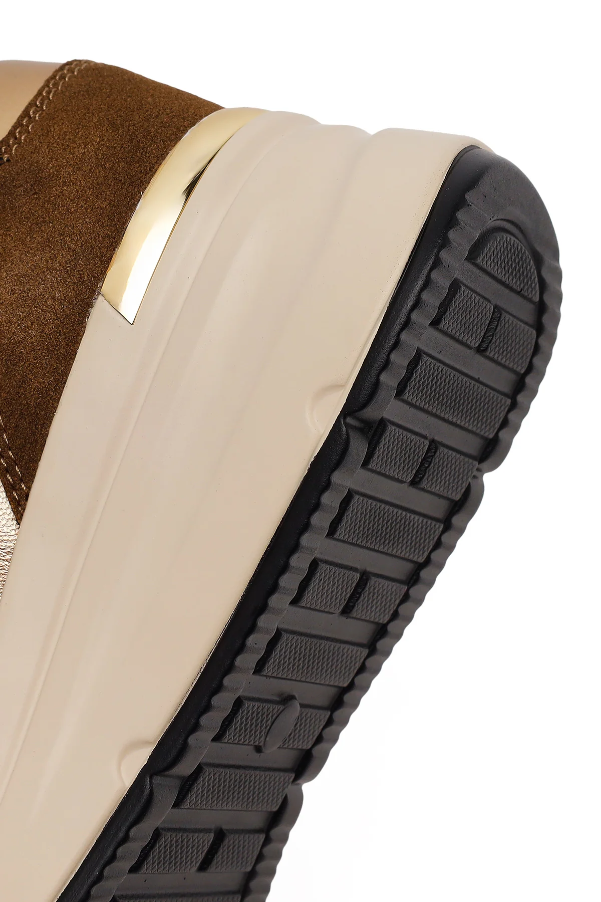 Kadın Kahverengi Kalın Tabanlı Sneaker - Image 8