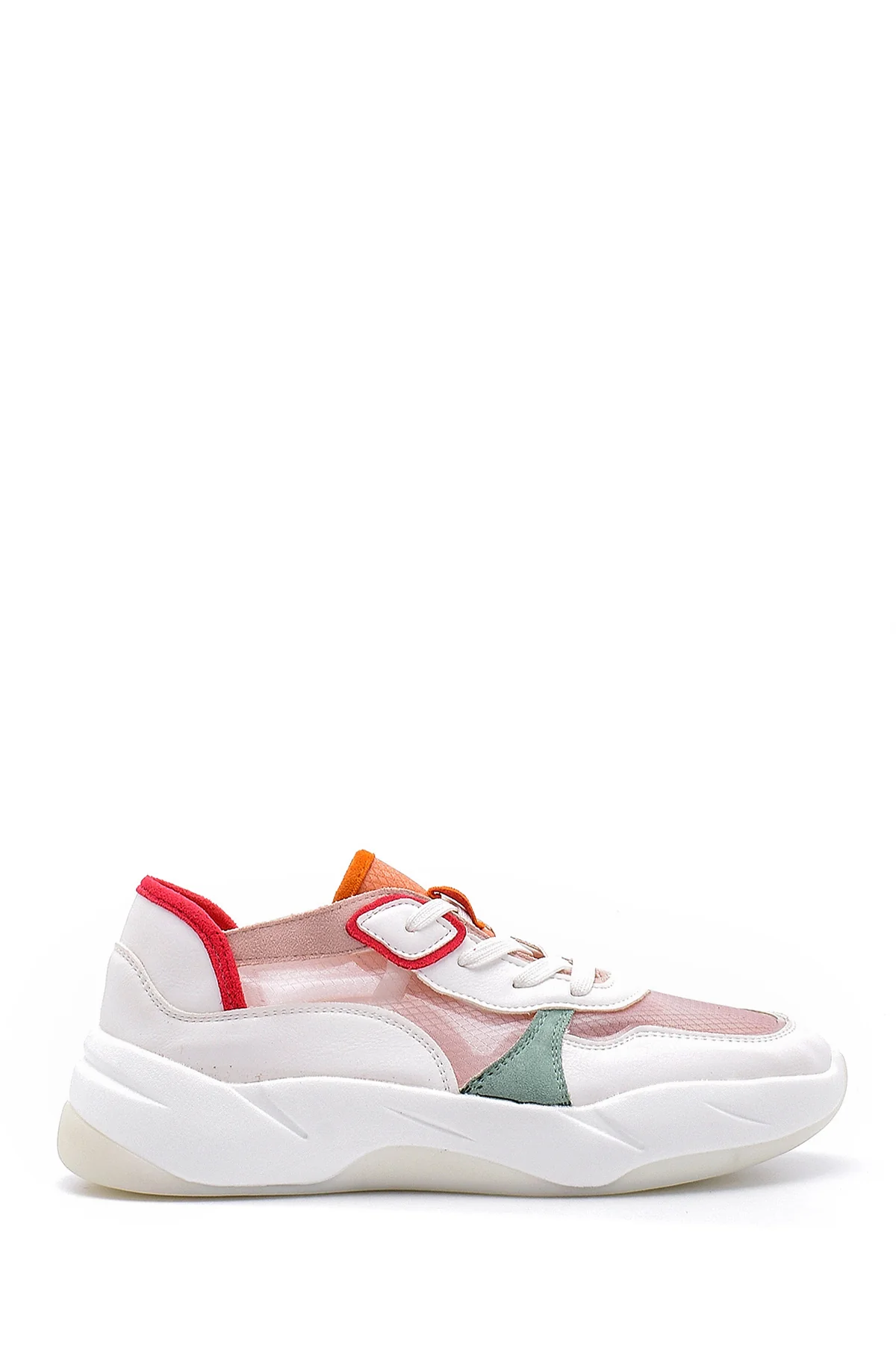 Kadın Pembe Şeffaf Detaylı Sneaker
