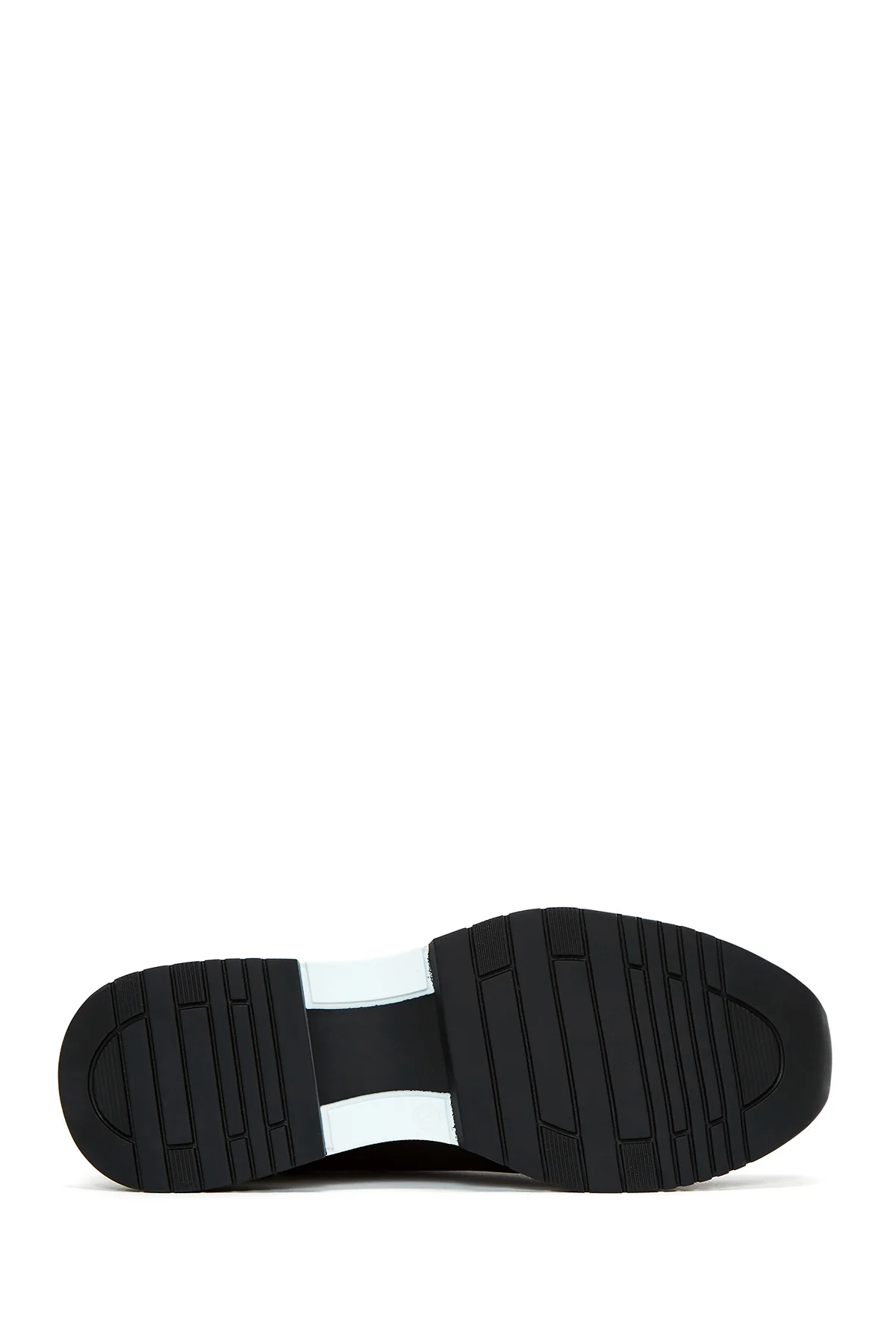 Kadın Siyah Bağcıklı Dolgu Topuklu Sneaker - Image 4