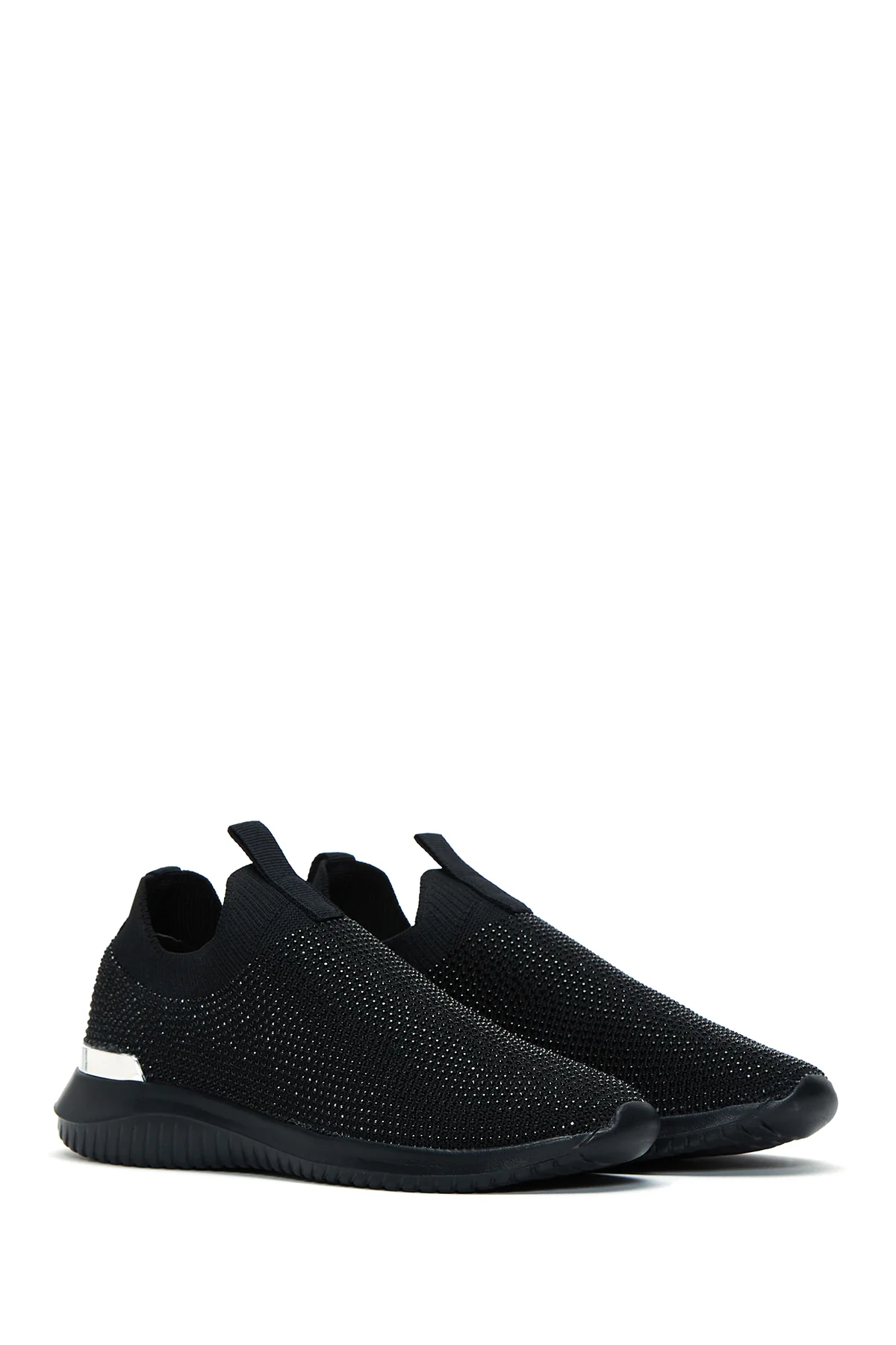 Kadın Siyah Baskılı Sneaker - Image 3