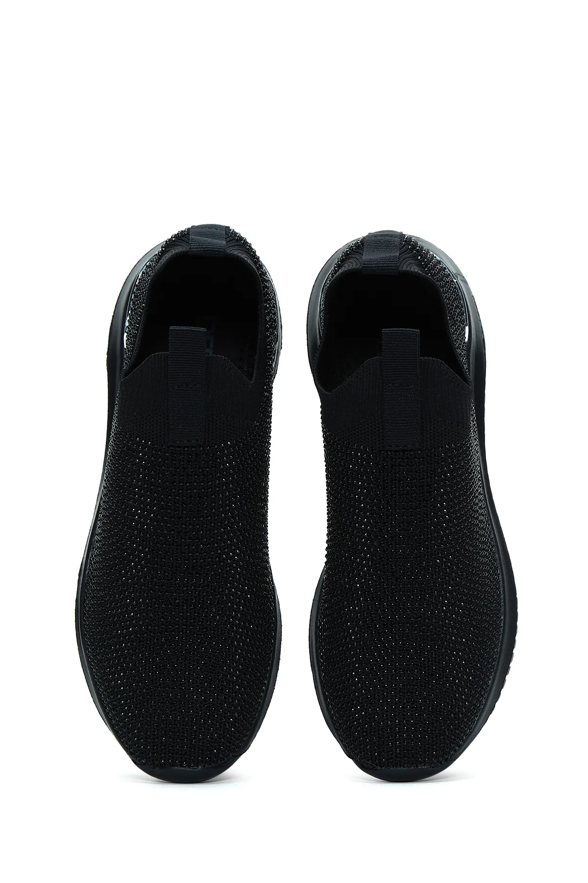 Kadın Siyah Baskılı Sneaker - Image 6