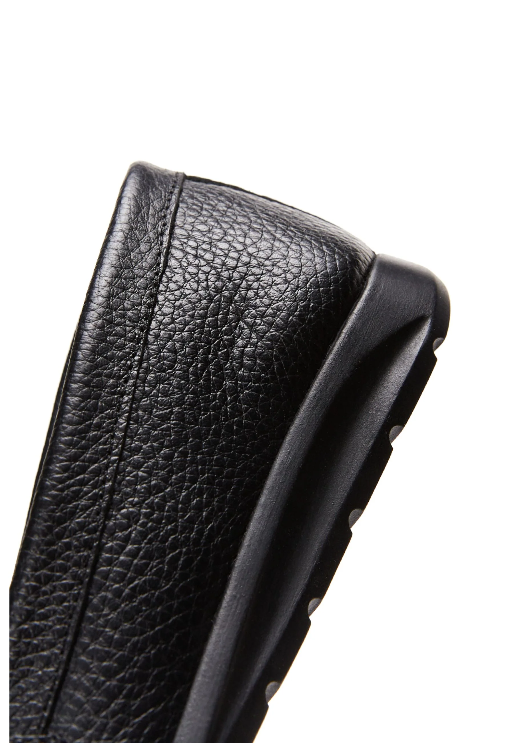 Kadın Siyah Deri Konfor Loafer - Image 8
