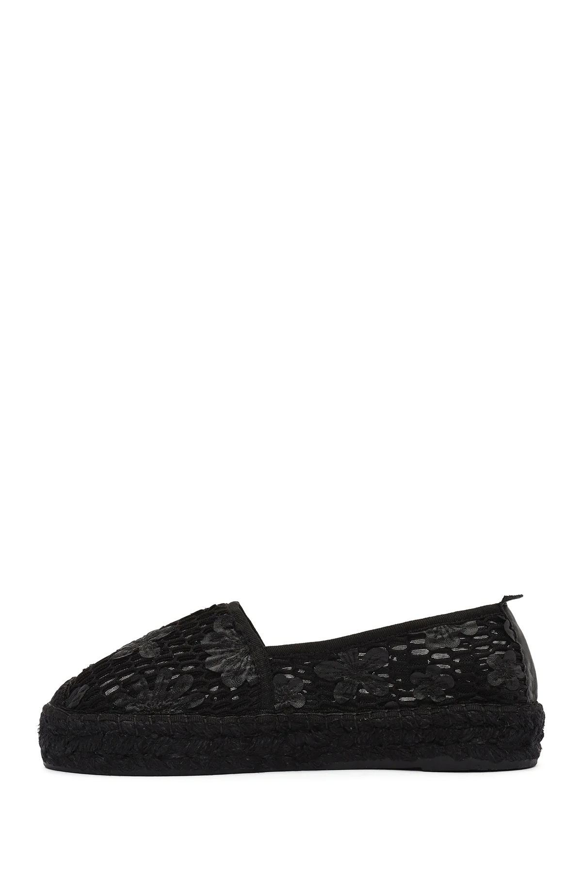 Kadın Siyah Desenli Espadril - Image 2