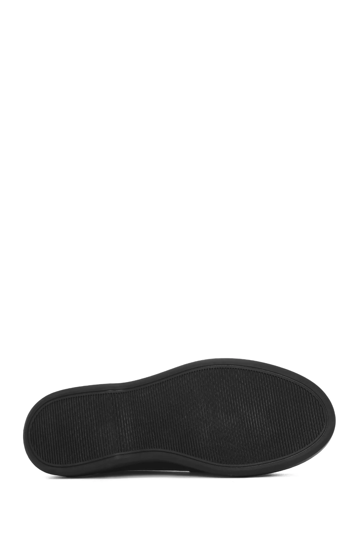 Kadın Siyah Püsküllü Deri Loafer - Image 6