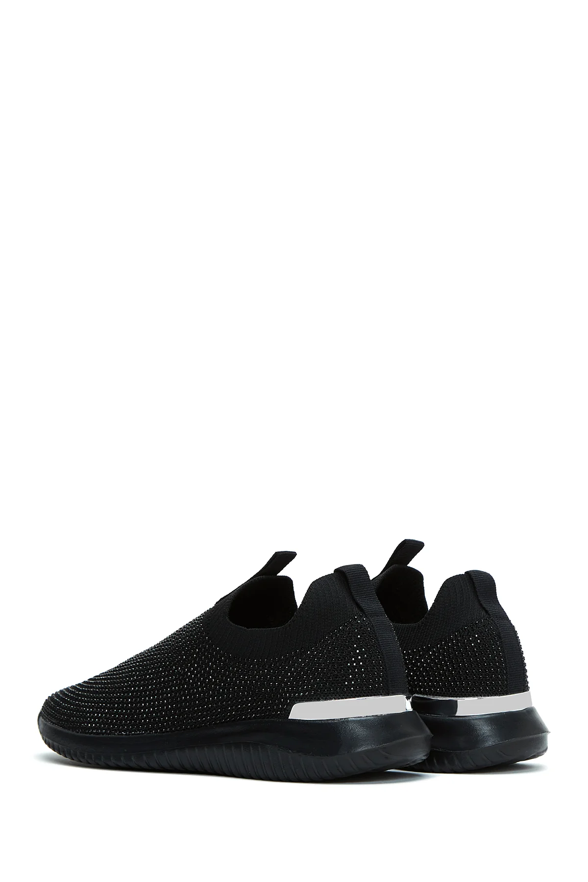 Kadın Siyah Taşlı Sneaker - Image 5
