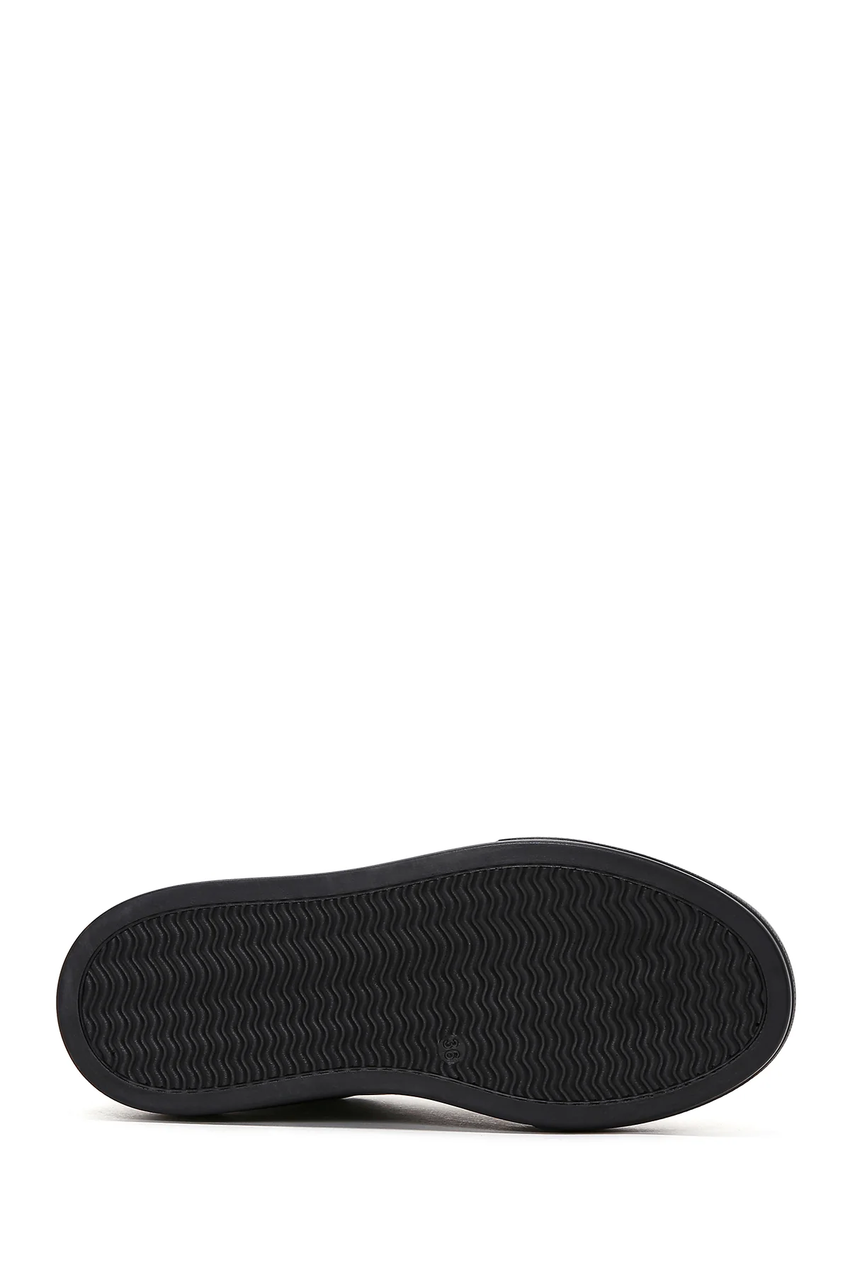 Kadın Siyah Taşlı Sneaker - Image 4