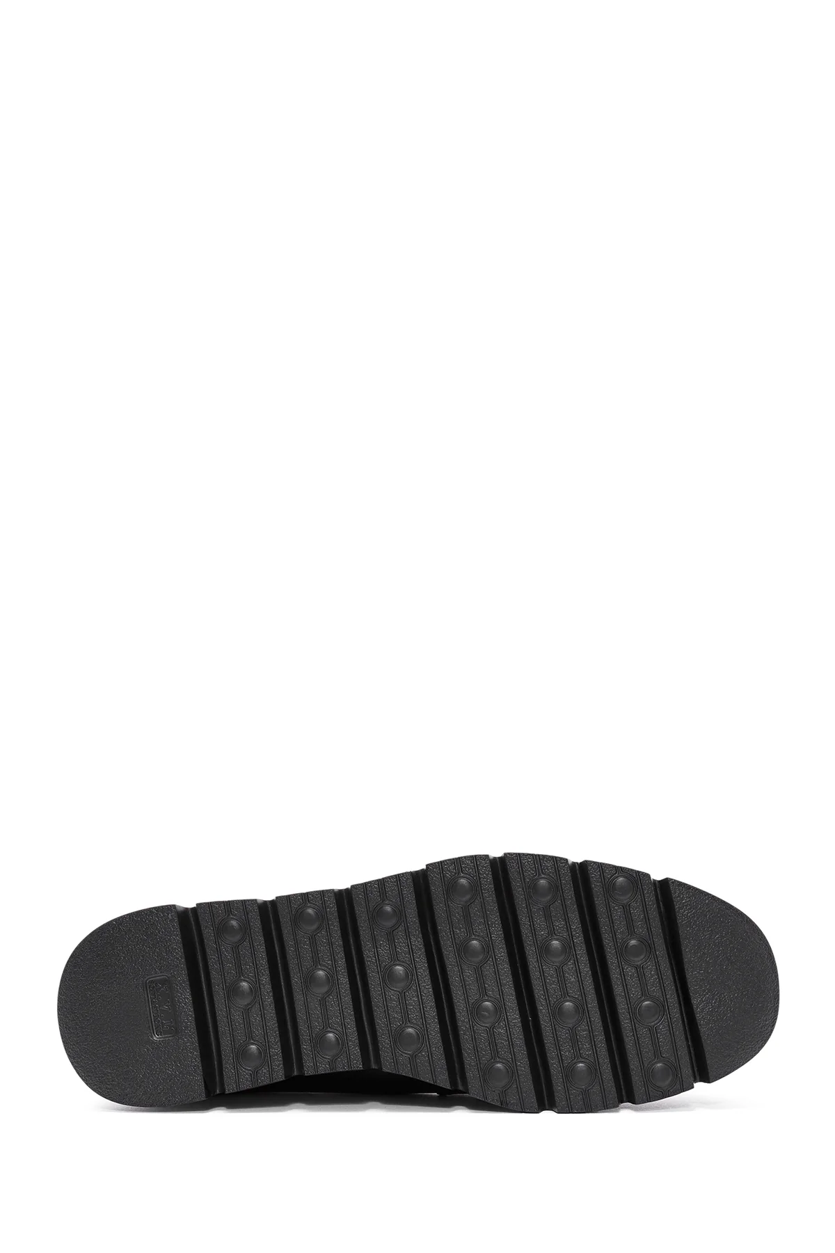 Kadın Siyah Toka Detaylı Deri Comfort Loafer - Image 4