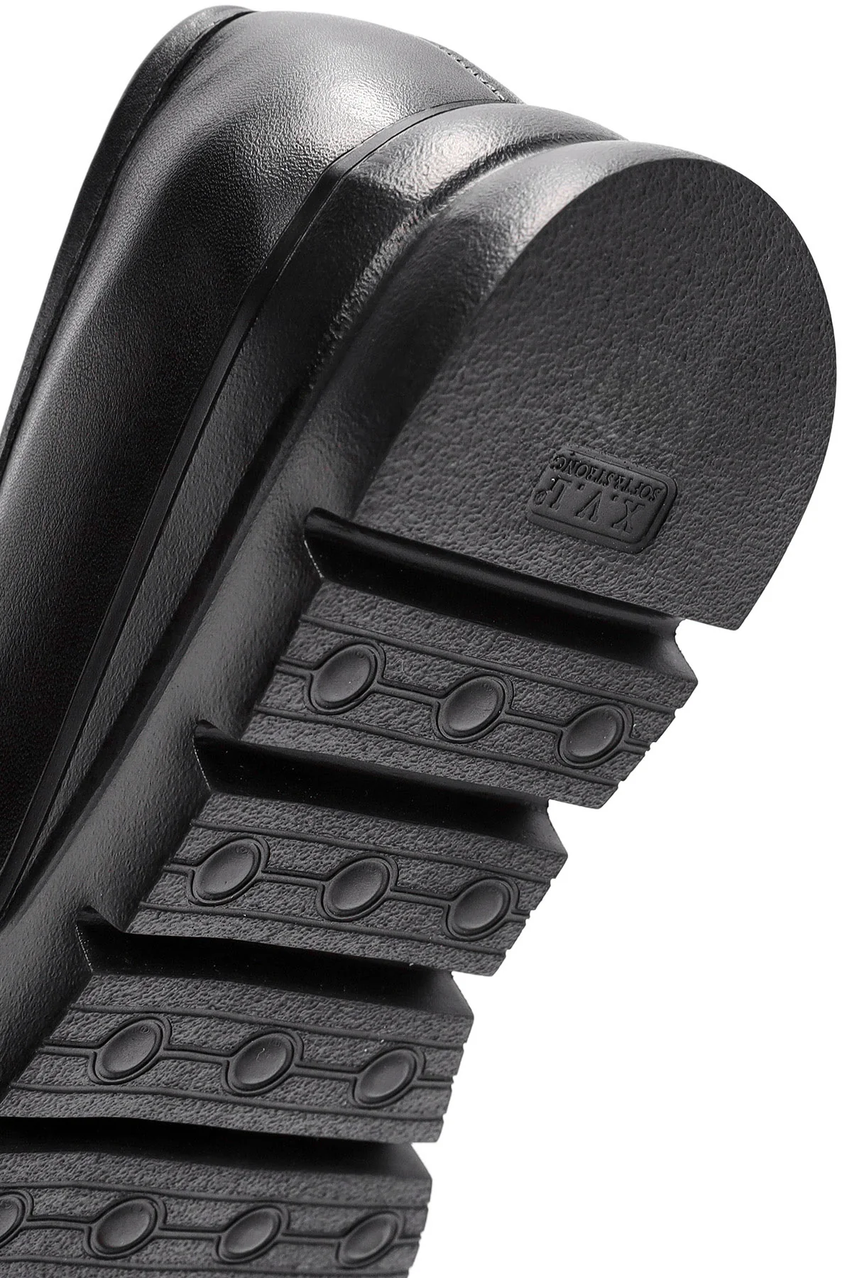Kadın Siyah Toka Detaylı Deri Comfort Loafer - Image 8