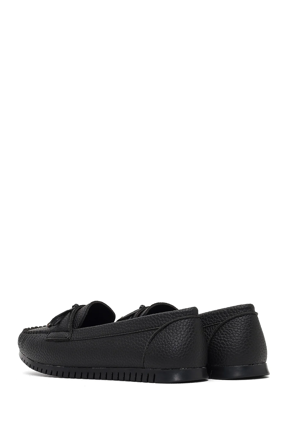 Kadın Siyah Tokalı Loafer - Image 5