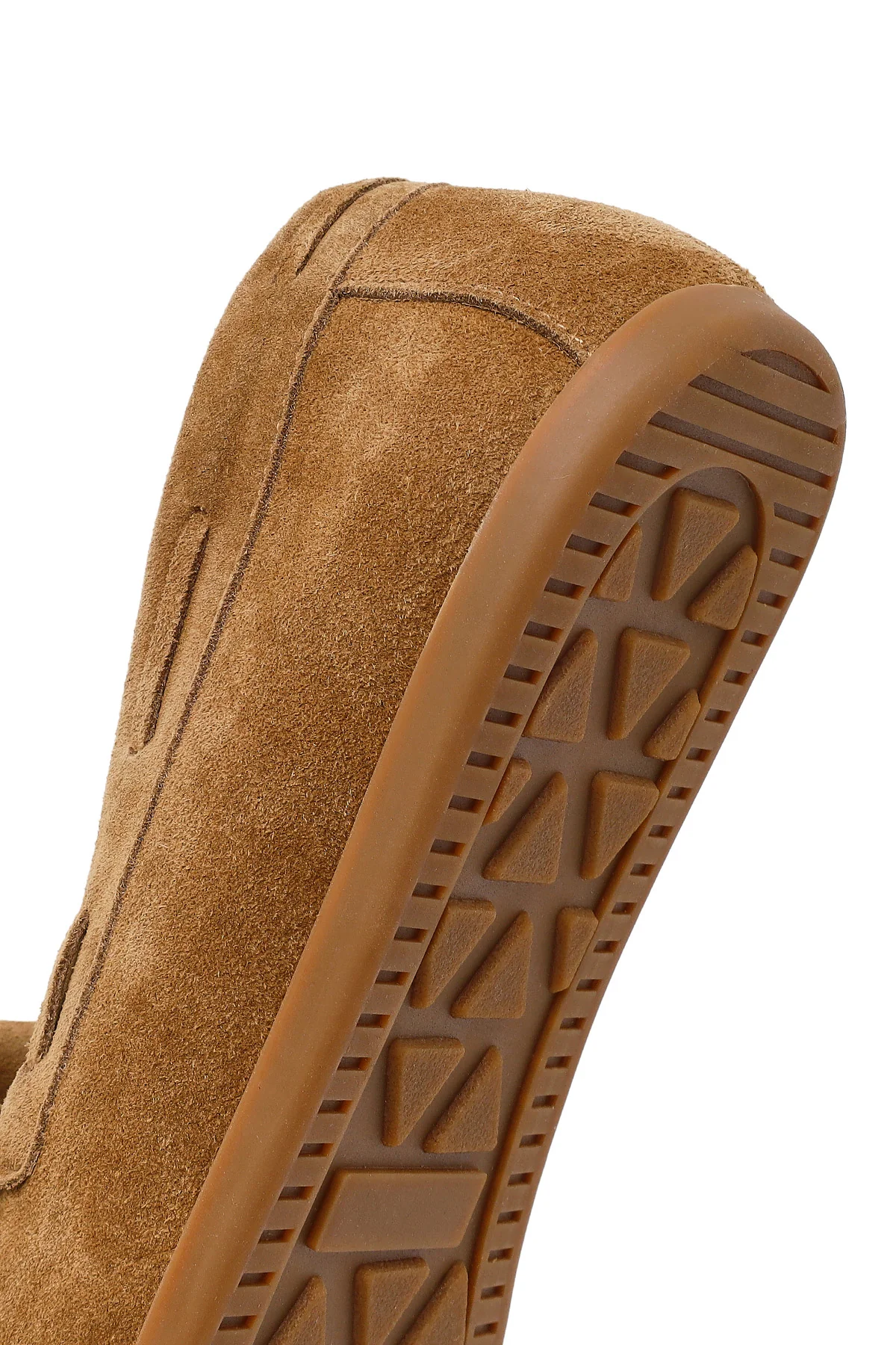 Kadın Taba Püsküllü Süet Deri Loafer - Image 7