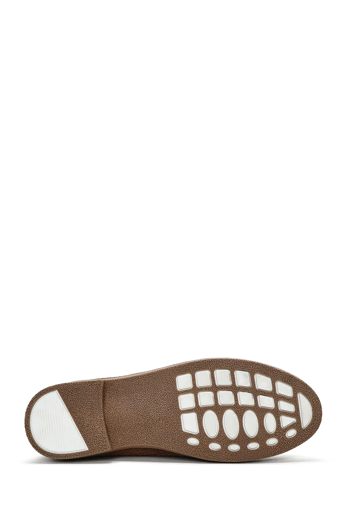 Kadın Taba Süet Deri Loafer - Image 4