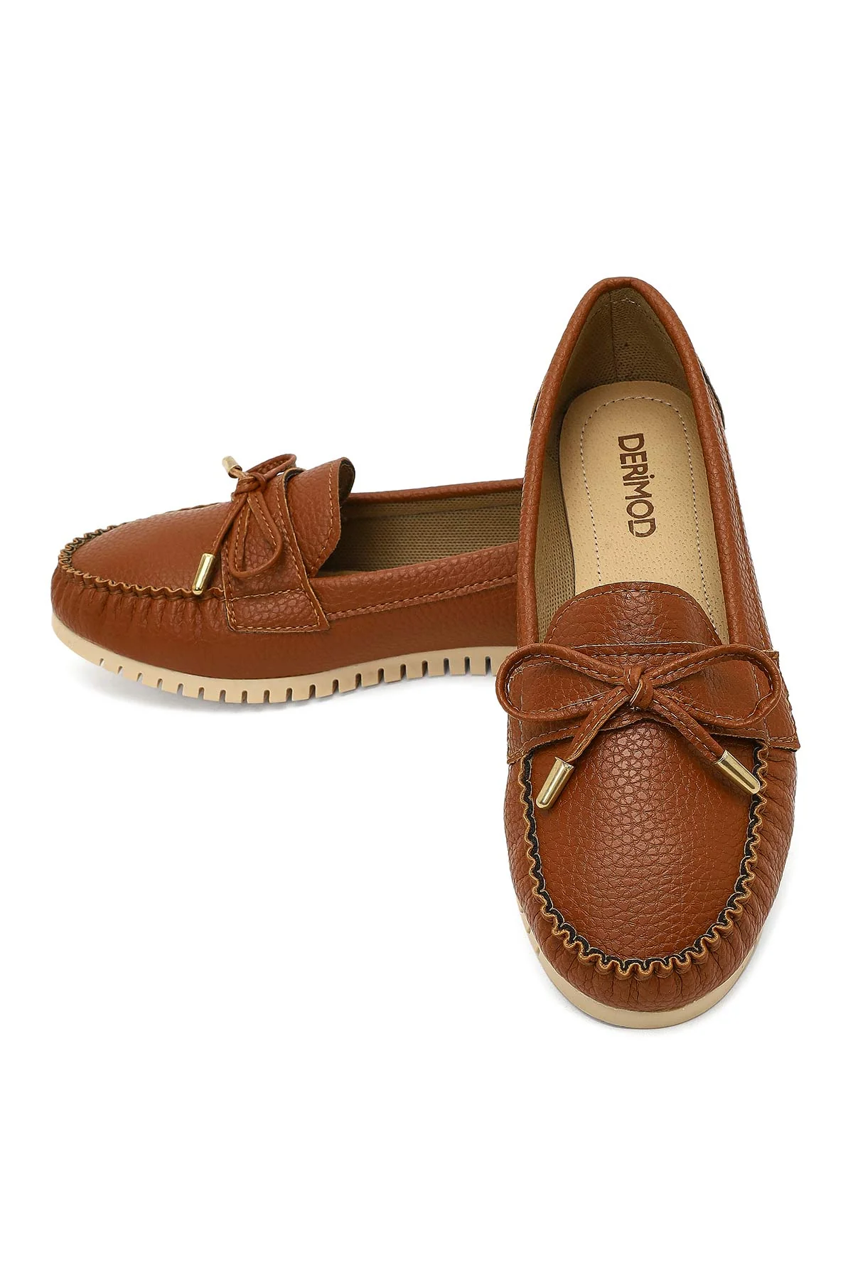 Kadın Taba Tokalı Loafer - Image 10