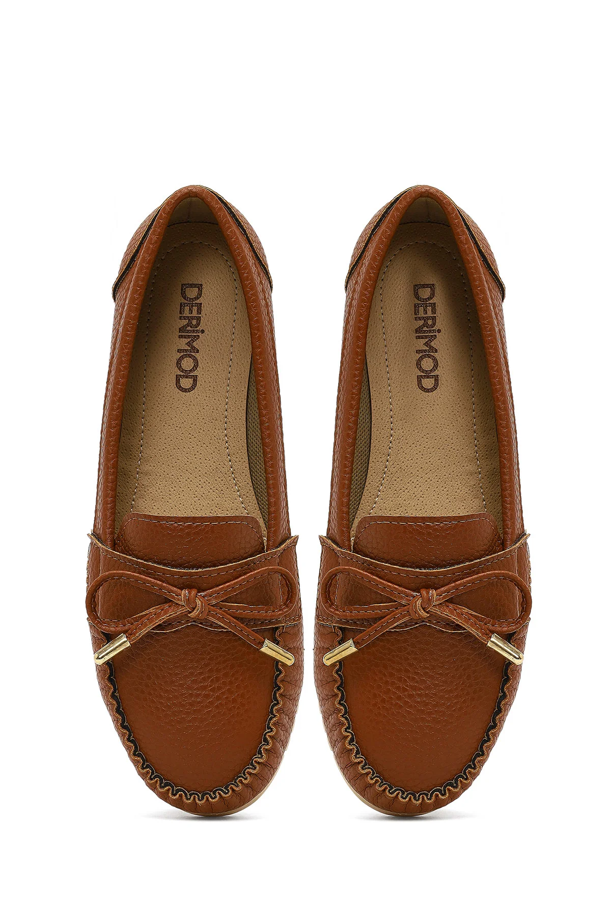 Kadın Taba Tokalı Loafer - Image 7