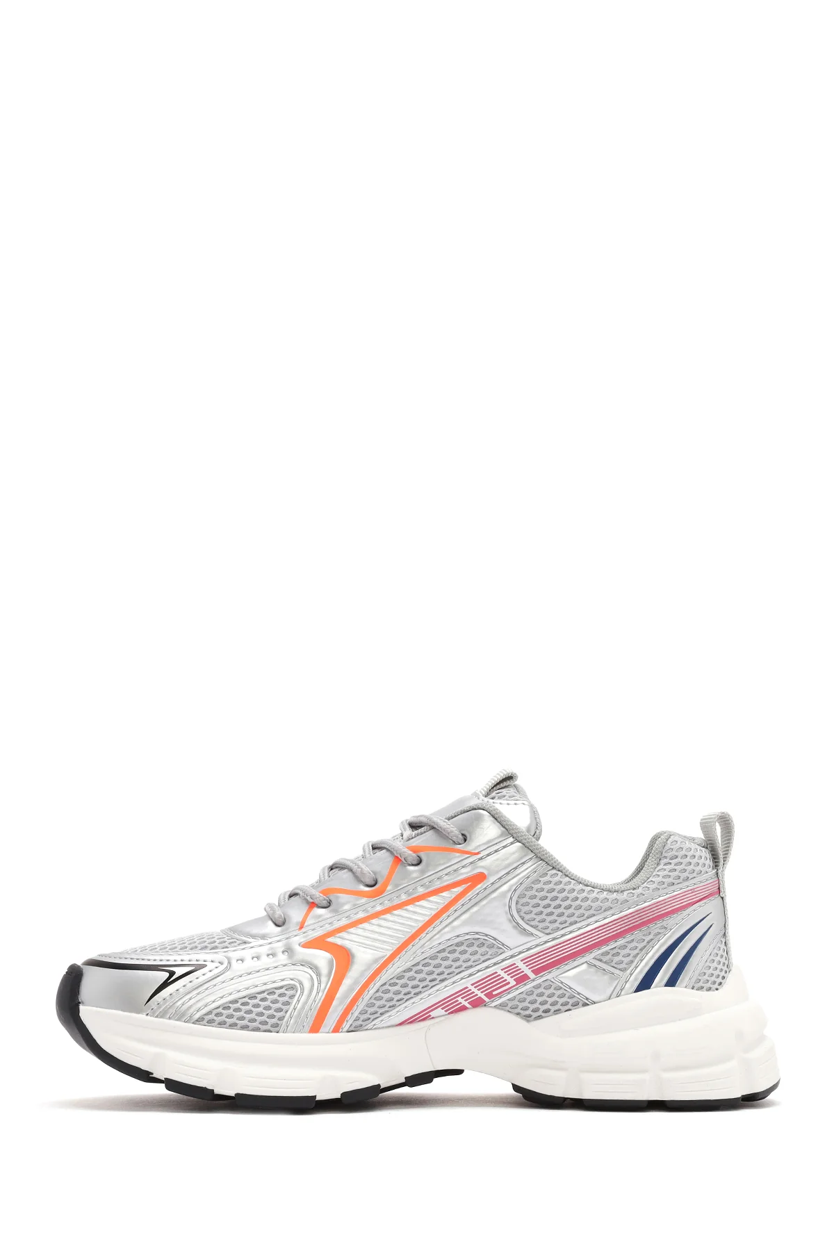 Kadın Turuncu Kalın Tabanlı Bağcıklı Sneaker - Image 2
